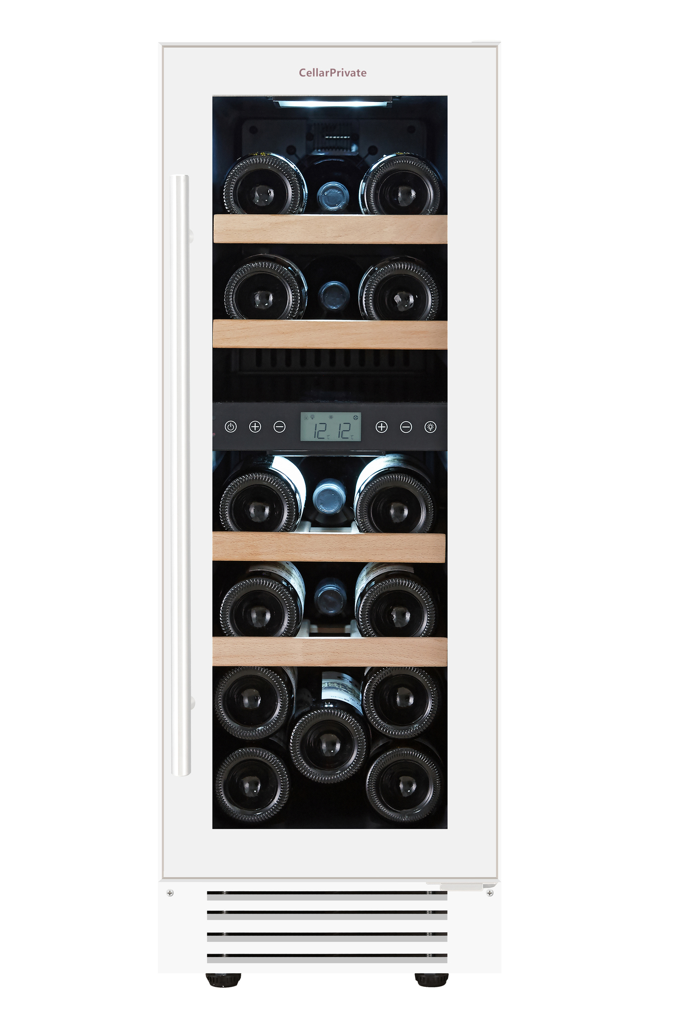 Изображение товара Винный шкаф Cellar Private CP017-2TW встраиваемый 17 бутылок белый глянец