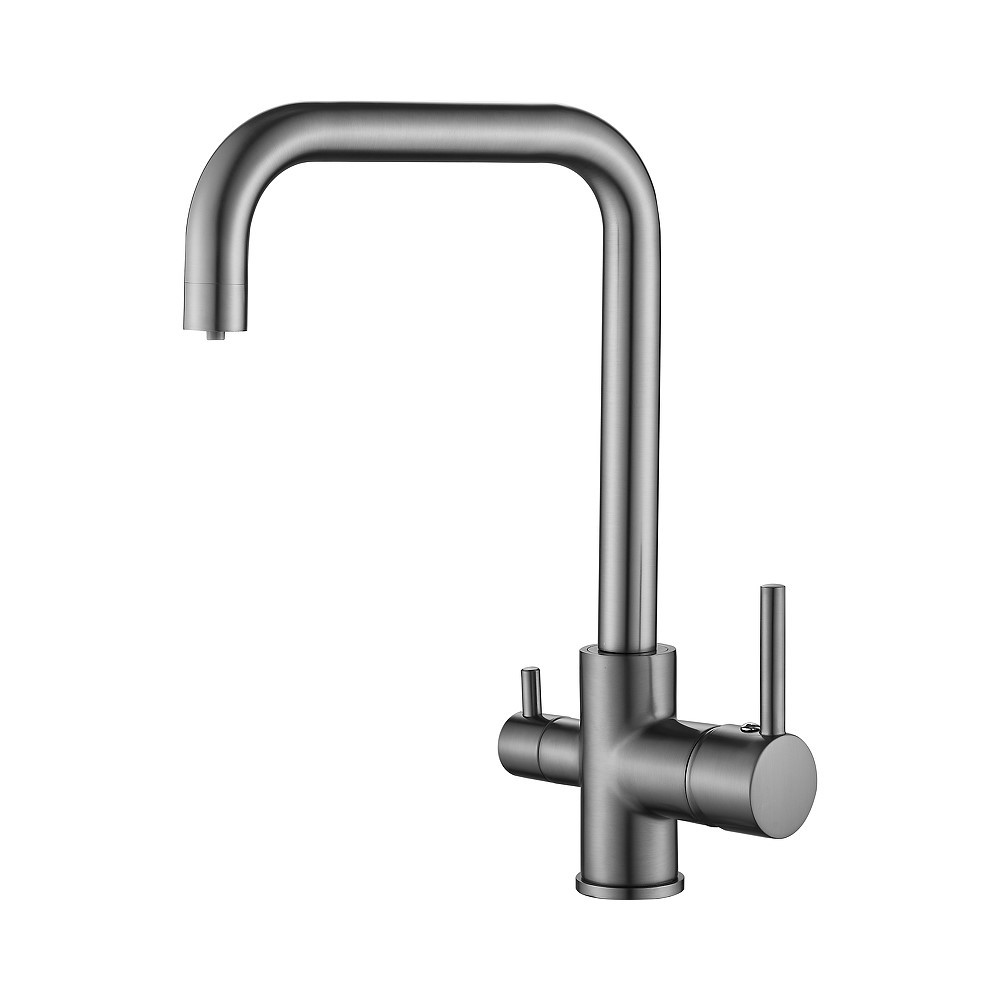 Изображение товара Однорычажный смеситель Belz B76802-3 излив 23 см цвет черно-серый