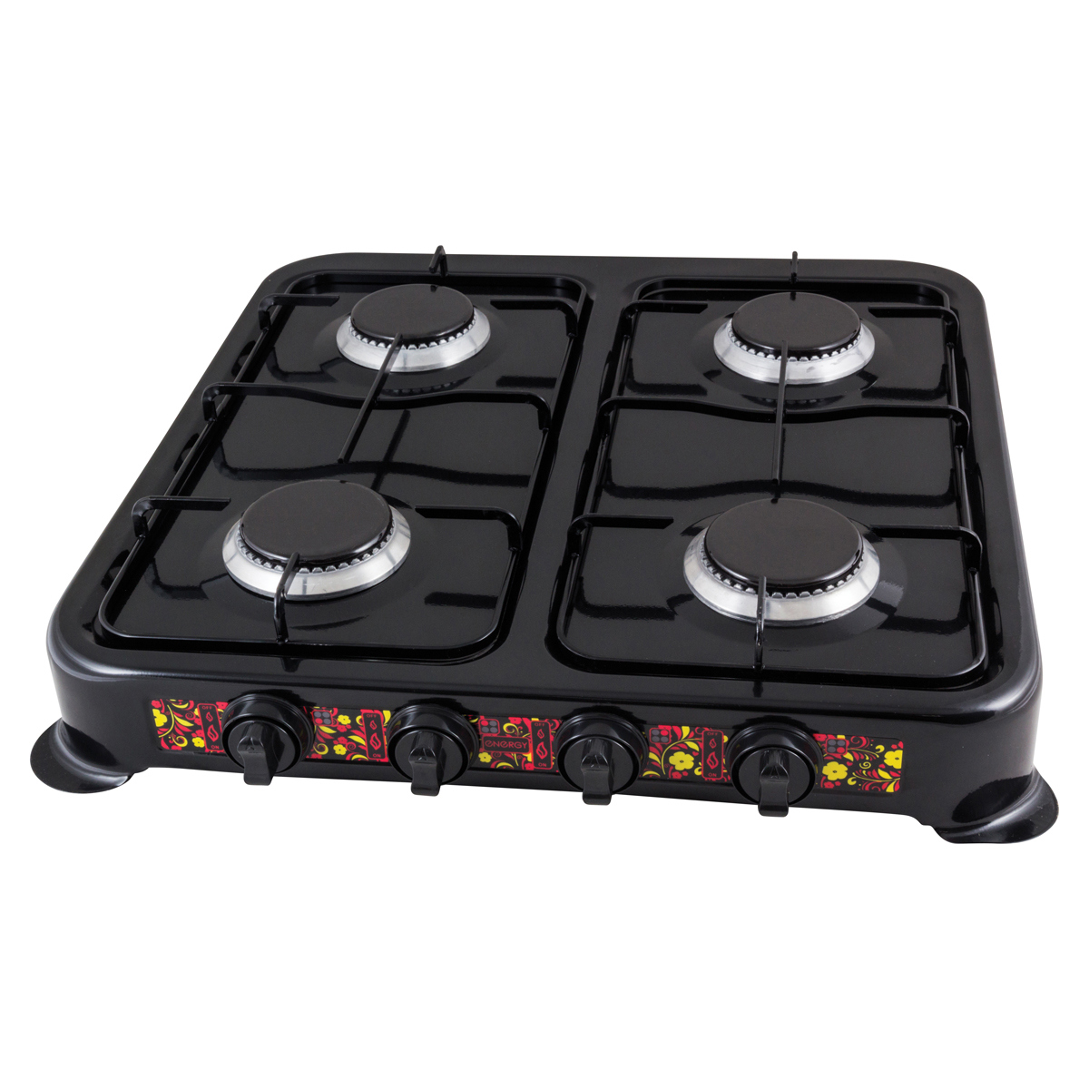 Изображение товара Газовая настольная плита Energy 144020 4 конфорки черный
