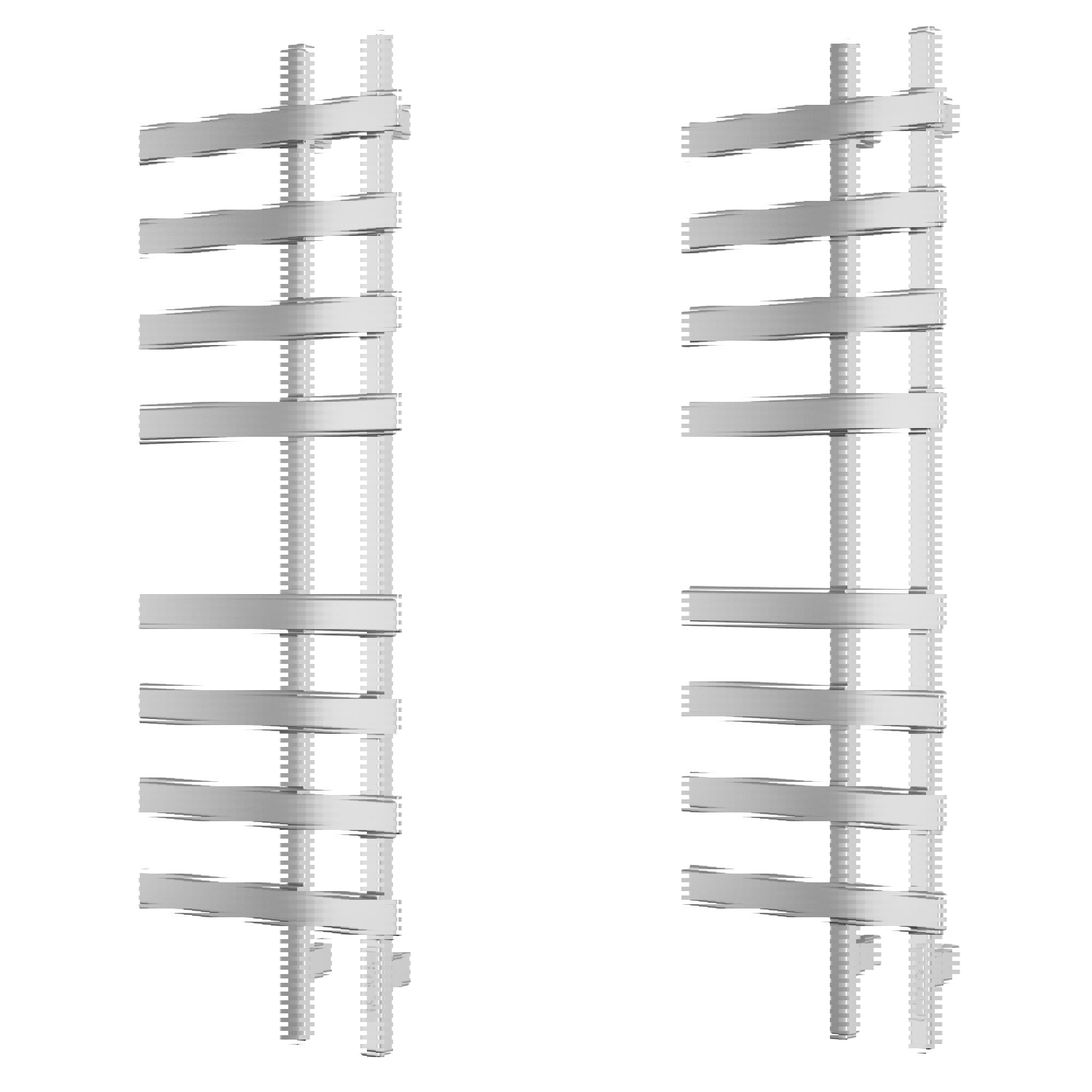 Изображение товара Электрический полотенцесушитель Bauedge Wind П8 800x500 мм 110 Вт хром