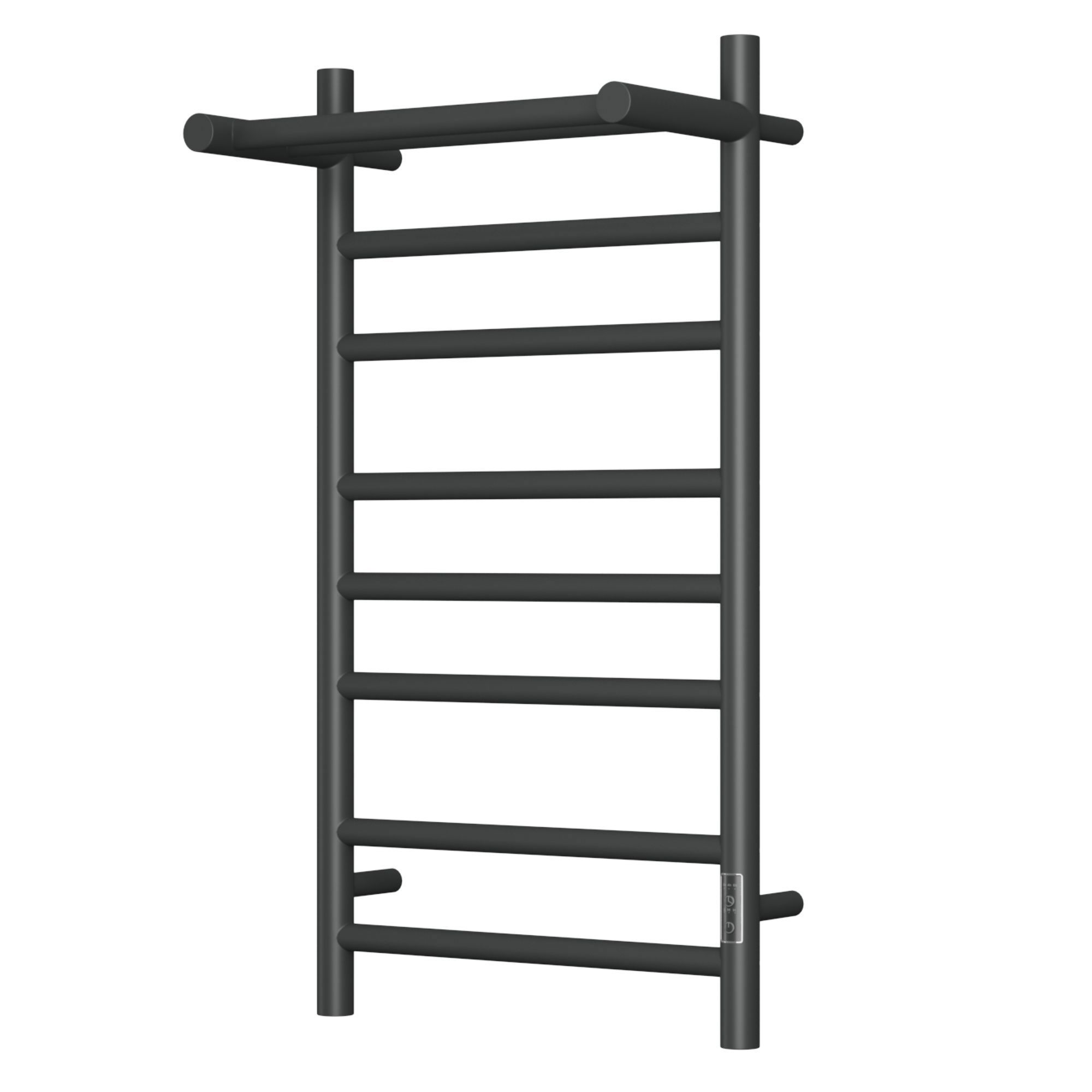 Изображение товара Электросушитель Bauedge Stil Shelf П7 134 Вт с полкой черный 400x800 мм