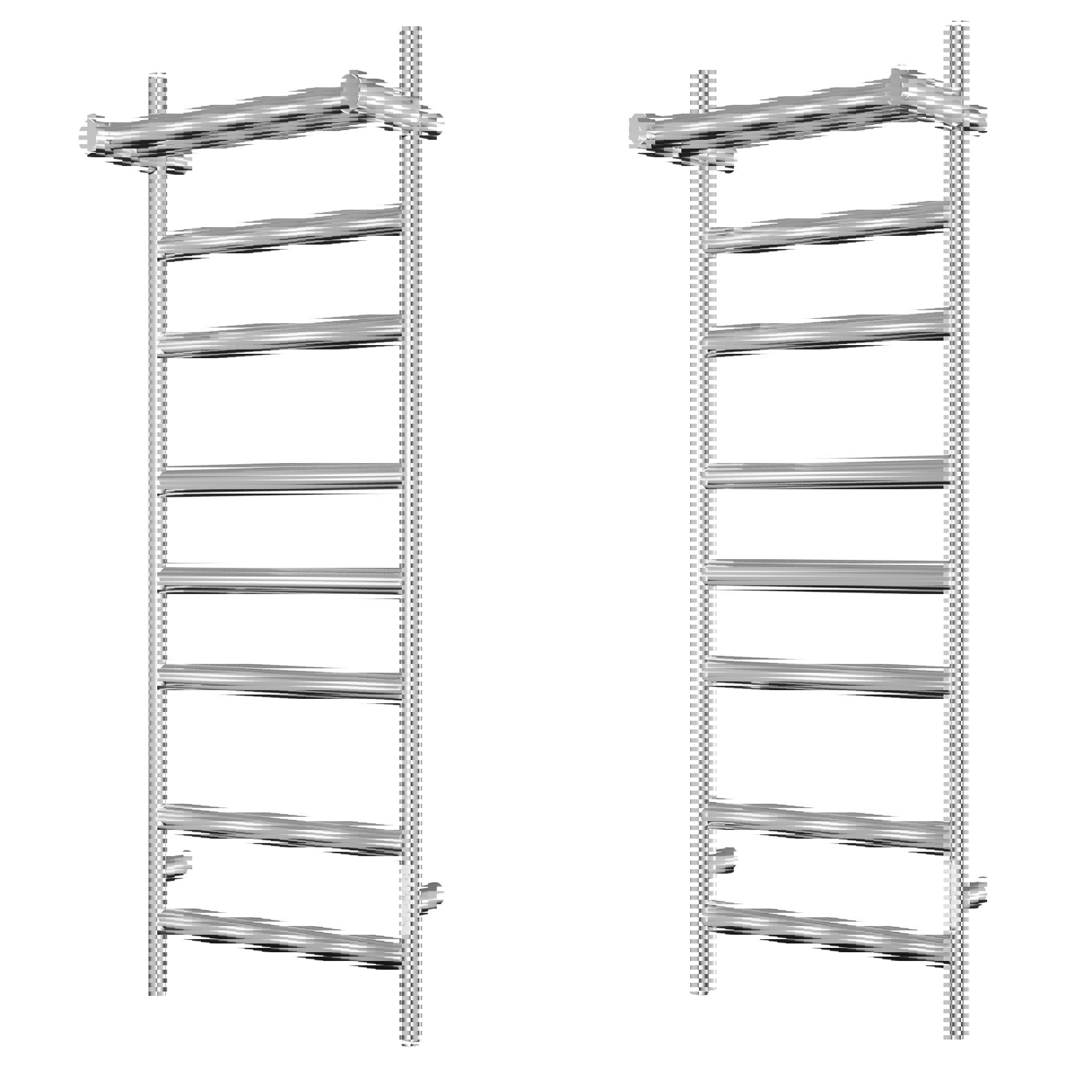 Изображение товара Электрический полотенцесушитель Bauedge Stil Shelf П7 500x800 мм 117 Вт хром с полкой