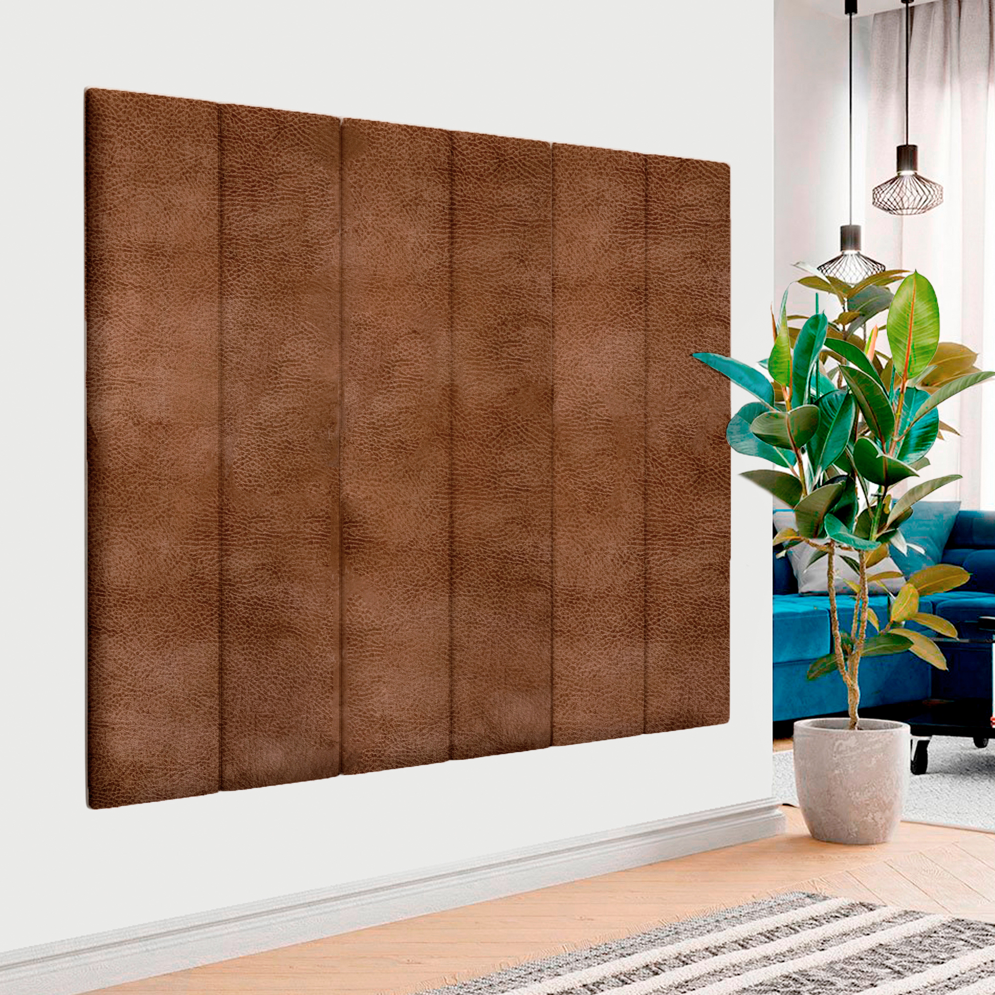 Изображение товара Мягкая панель Tartilla Eco Leather Мокко 1000x200x29 мм