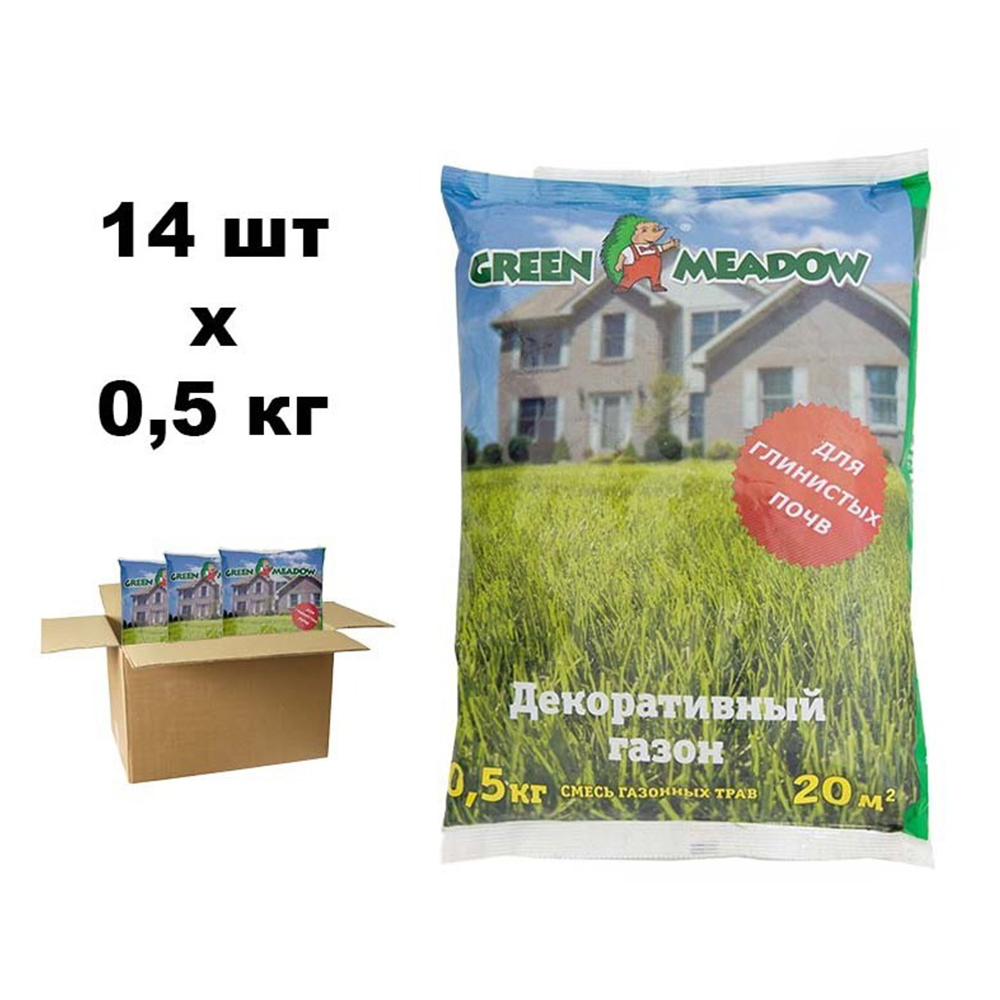 Изображение товара Декоративные семена газона Green Meadow для глинистых почв, 14 шт. Изображение товара Декоративные семена газона Green Meadow для глинистых почв, 14 шт.