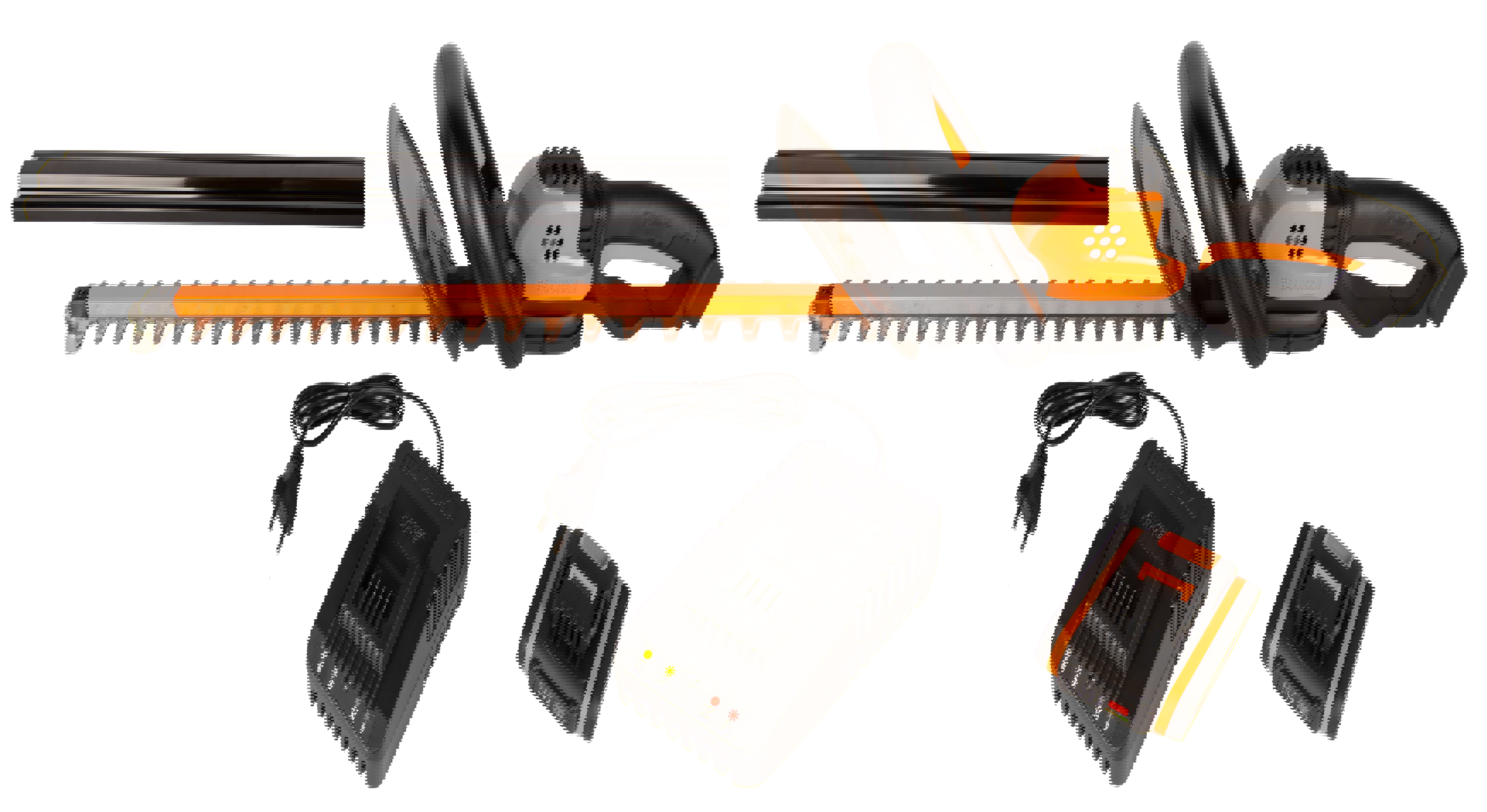 Изображение товара Аккумуляторный кусторез WORX WG261 44см 20В с аккумулятором и зарядным устройством