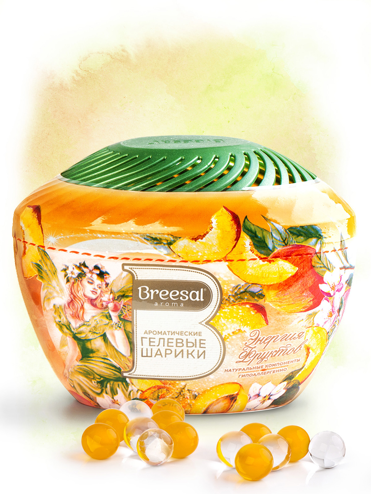 Изображение товара Ароматические гелевые шарики Breesal Aroma Drops Энергия фруктов B/25003