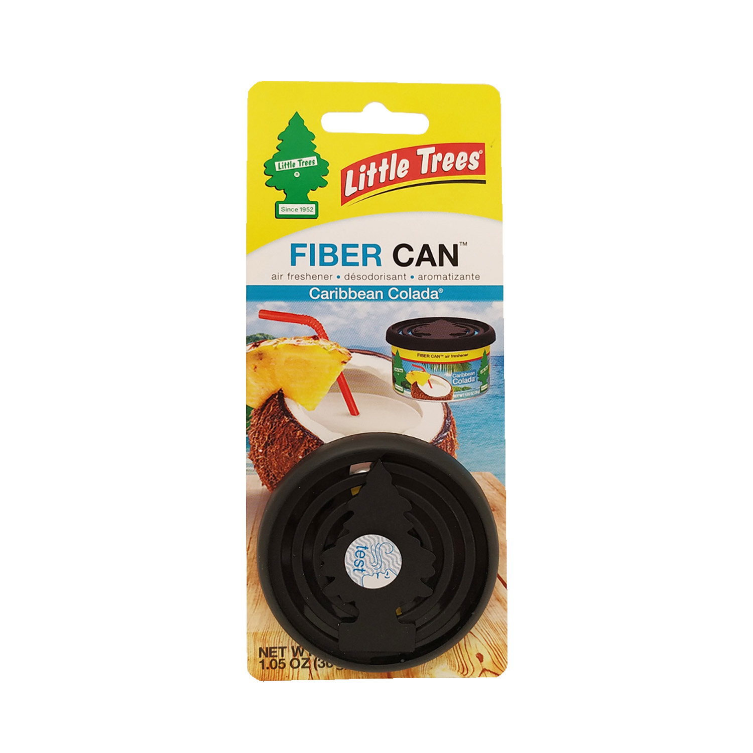 Изображение товара Ароматизатор в баночке Little Trees Fiber Can Карибский коктейль Изображение товара Ароматизатор в баночке Little Trees Fiber Can Карибский коктейль