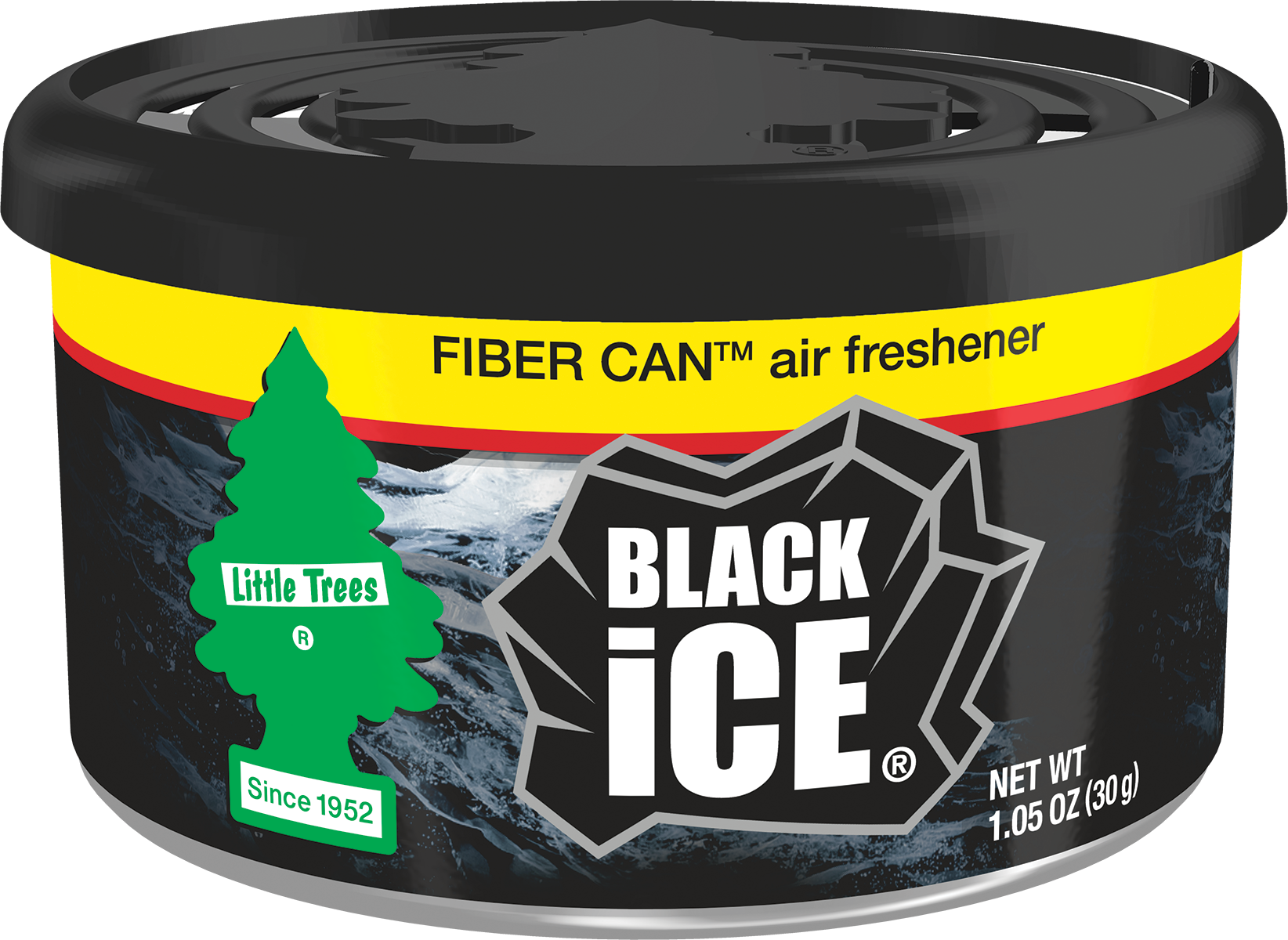 Изображение товара Ароматизатор в баночке Little Trees Fiber Can Черный Лед Изображение товара Ароматизатор в баночке Little Trees Fiber Can Черный Лед