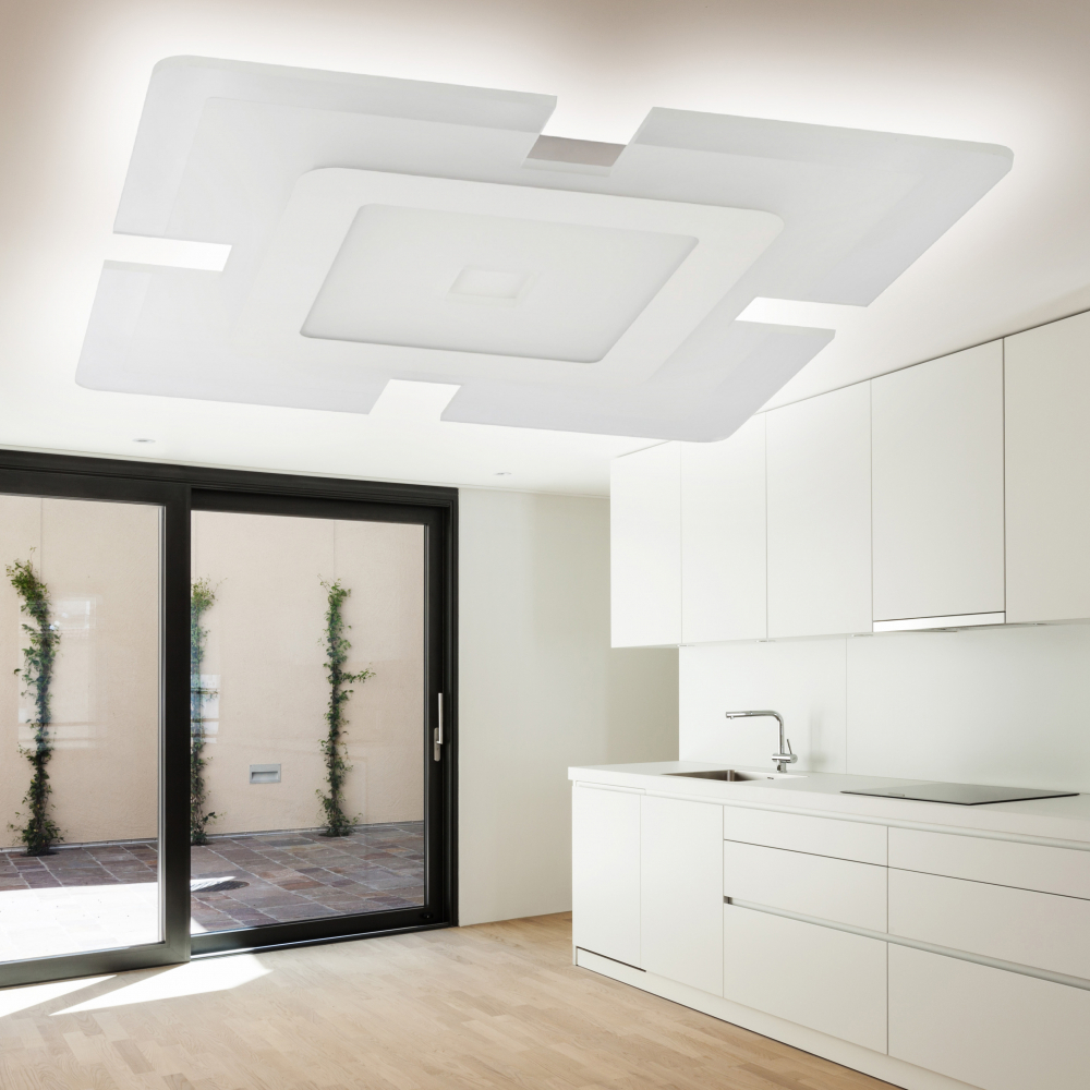 Изображение товара Потолочный светодиодный светильник ЭРА SPB-6 GEO 1 RC 60 с пультом управление смена оттенков