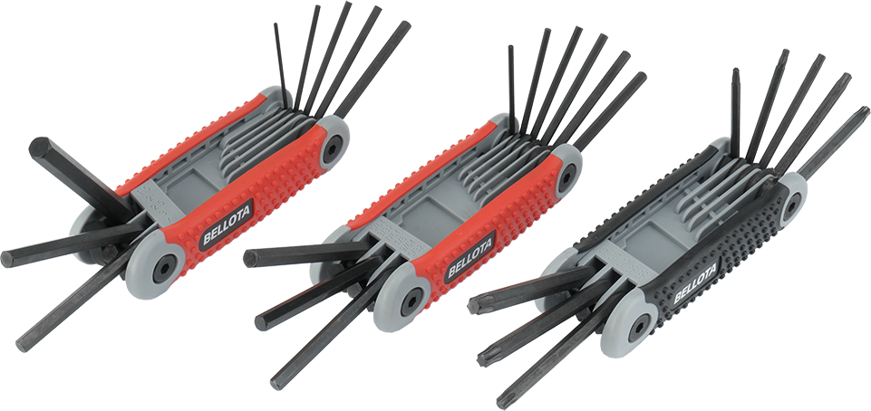 Изображение товара Набор ключей имбусовых шестигранных и Torx Bellota 6455P3 8 предметов