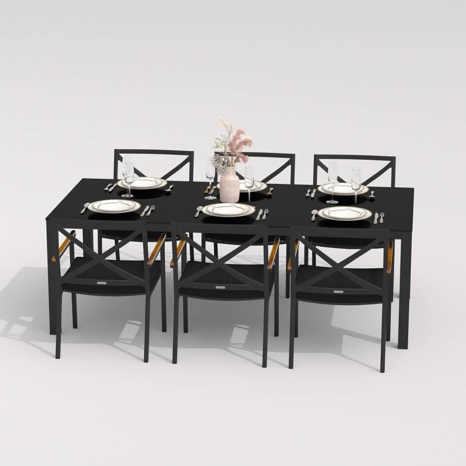 Изображение товара Садовая мебель Ideal Patio Cana Festa 220 Black для отдыха