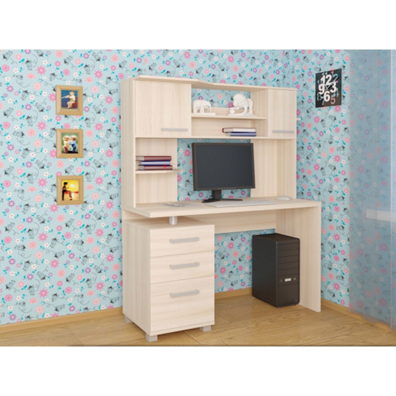 Изображение товара Стол многофункциональный Ивару ЕАЭС № RU Д-RU.ОМ02.В.40013 120x160x60 см ЛДСП цвет ясень шимо светлый