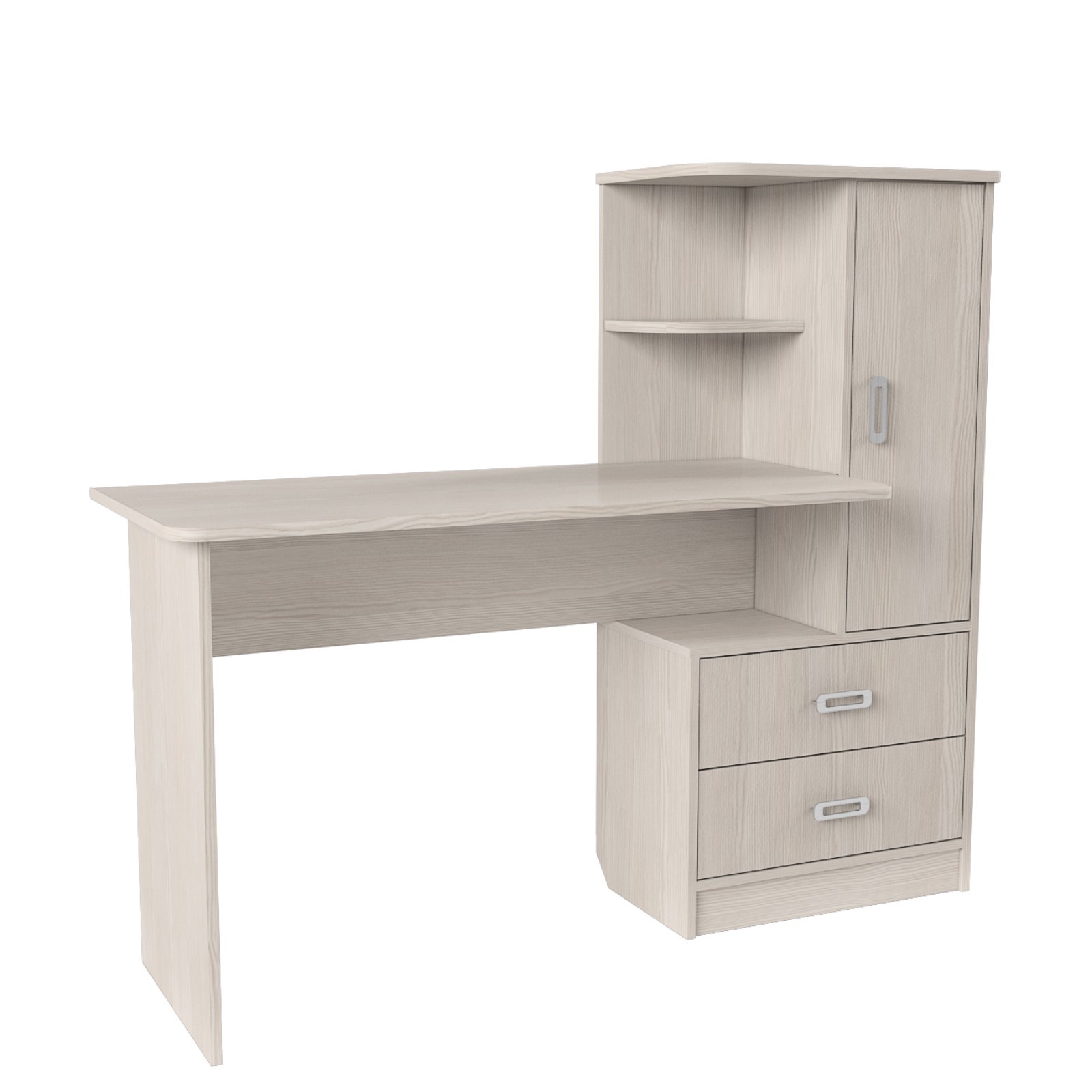 Изображение товара Многофункциональный офисный стол квадратный 145x125x52 см ЛДСП светлый Бодега