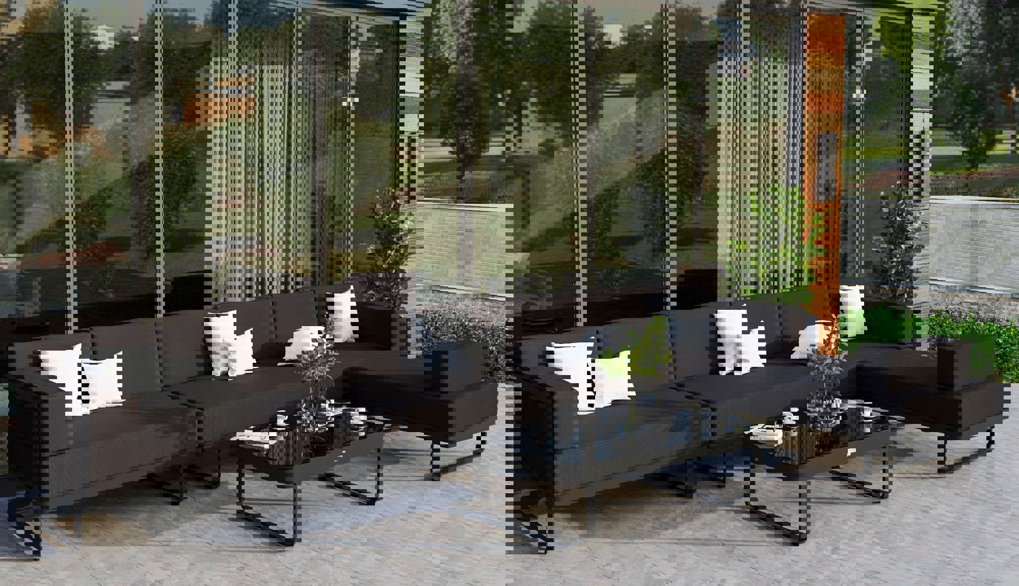 Изображение товара Набор садовой мебели для отдыха Ideal patio TESORA Black