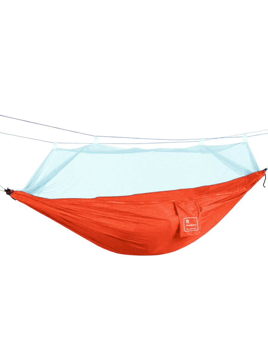 Изображение товара Гамак RoadLike с сеткой 120x250 см красный