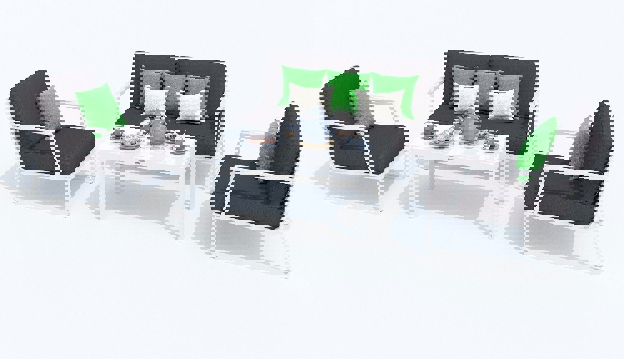 Изображение товара Набор садовой мебели ESTIVO из алюминия для отдыха 6 мест