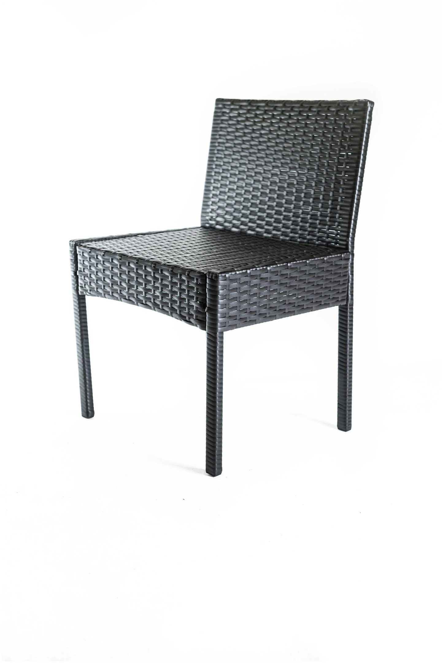 Изображение товара Стул садовый Корсика из искусственного ротанга 78x75x58 см современное уличное кресло