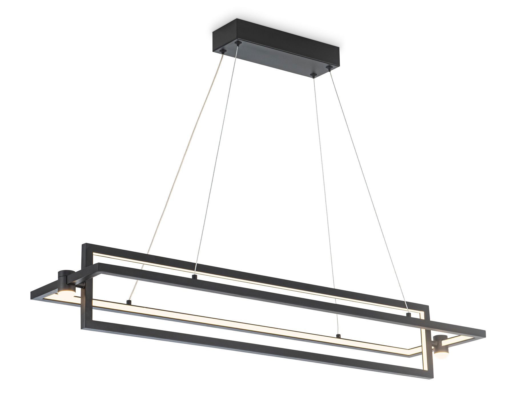 Изображение товара Люстра подвесная Ambrella Light COMFORT FL5737 черный стиль хай-тек теплый белый свет