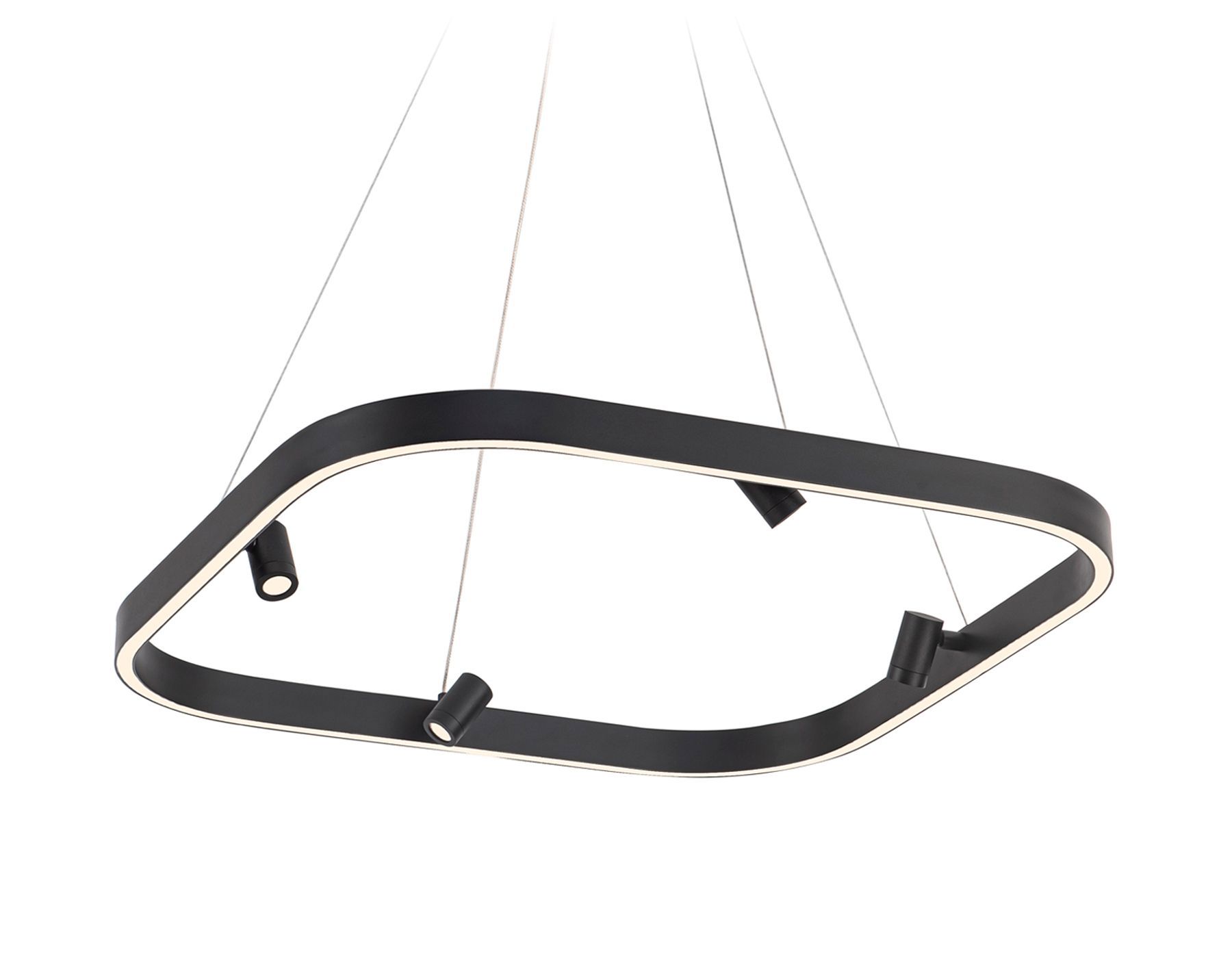 Изображение товара Люстра подвесная светодиодная AMBRELLA LIGHT FL5803 Comfort 20 м² теплый белый свет цвет черный