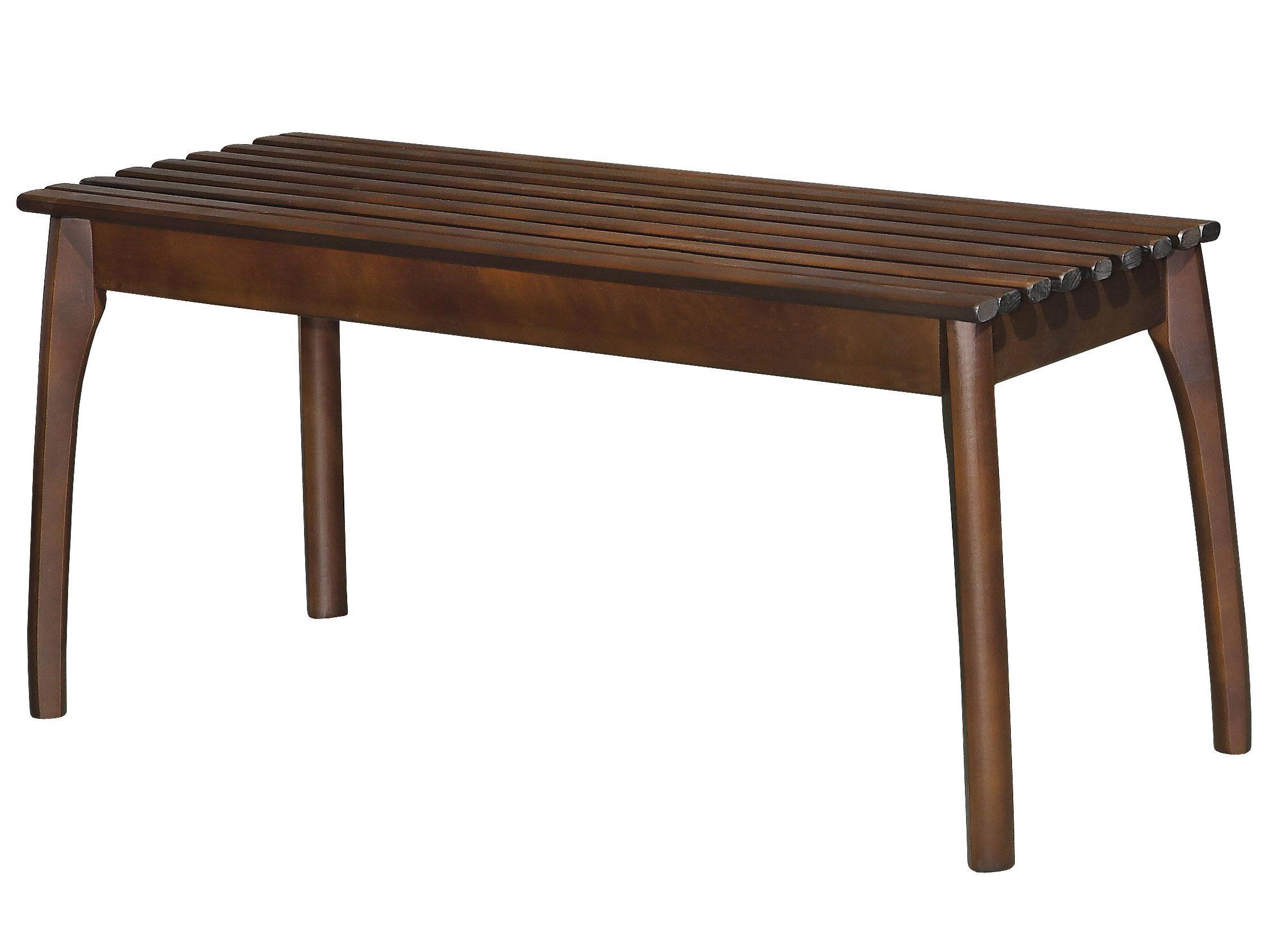 Изображение товара Банкетка Мебелик из массива дерева 100x47x38.5 см коричневая для дома и дачи