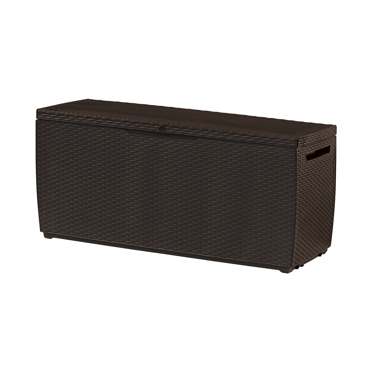 Изображение товара Сундук садовый Keter пластик Rattan Storage Capri 123x54x57 см 305 л коричневый