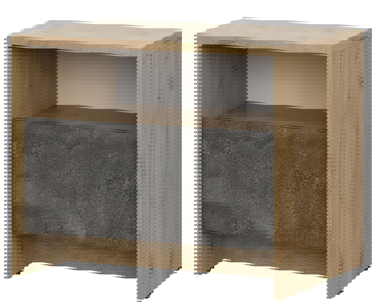 Изображение товара Тумба напольная Арника 50.1x41.4x35.8 см 1 ящик ЛДСП цвет серый