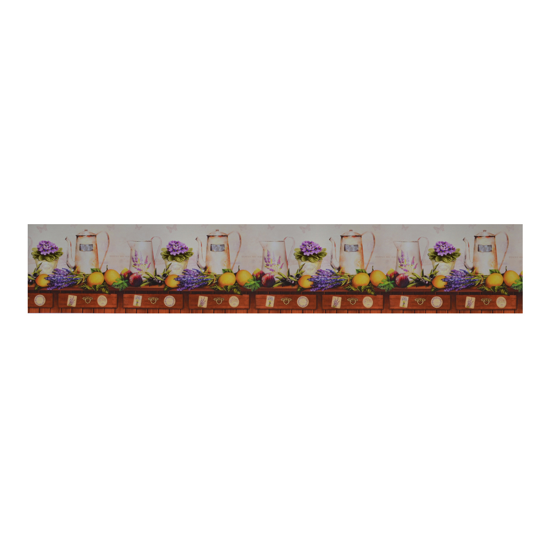 Изображение товара Декоративная кухонная панель Альпийская лаванда 300x60 см АБС пластик яркий дизайн