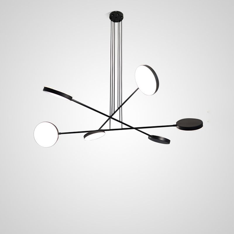 Изображение товара Подвесная светодиодная люстра IMPERIUMLOFT Lesti 6 плафонов в стиле лофт