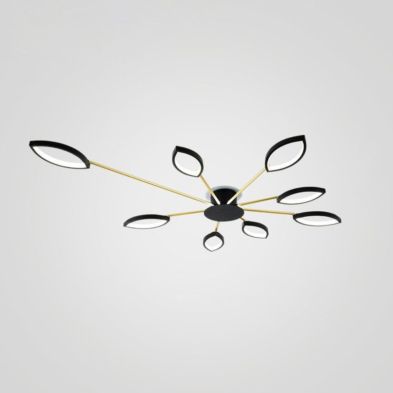 Изображение товара Люстра потолочная светодиодная IMPERIUMLOFT Daggry 5.8 м² черная стиль хай-тек