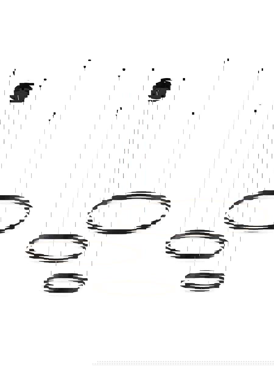 Изображение товара Светильник подвесной светодиодный INDIGO V000032L 35 м² нейтральный белый свет цвет черный