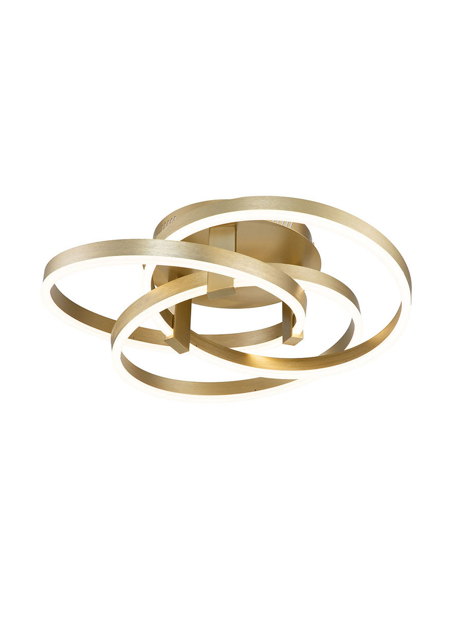 Изображение товара Люстра потолочная светодиодная INDIGO V000003L 16 м² нейтральный белый свет золото