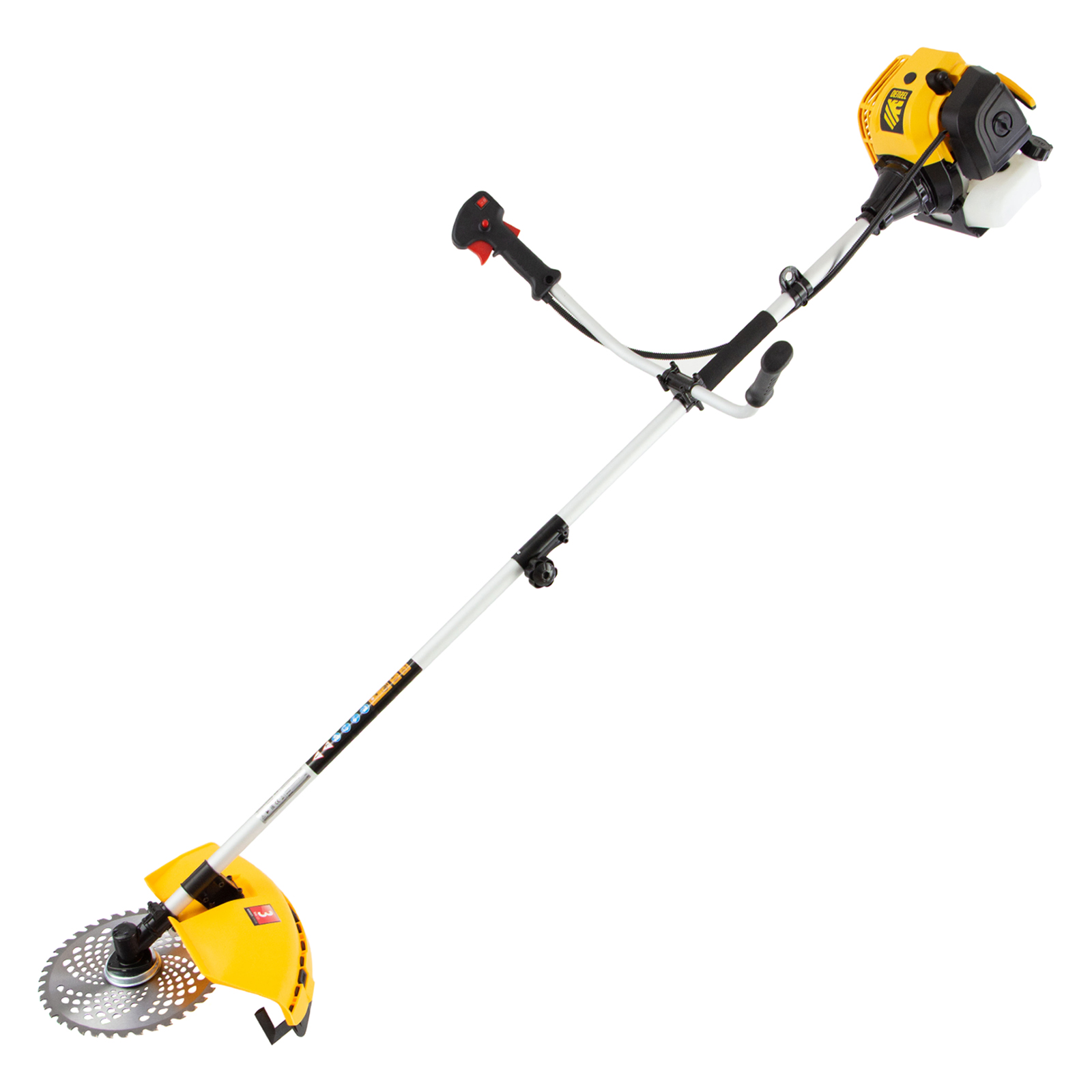 Изображение товара Бензиновый триммер Denzel DT-52S 3 л.с. с ножом и леской для травы кустарников