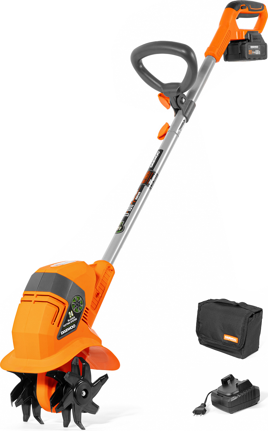 Изображение товара Аккумуляторный культиватор Daewoo DAT 2021Li SET 19 см 4 Ач