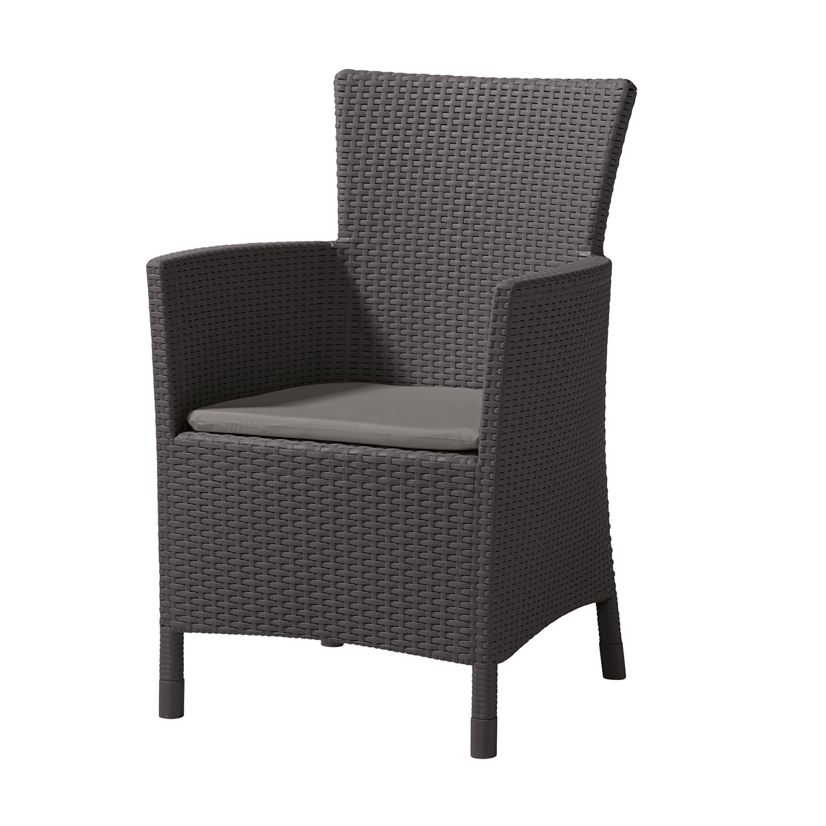 Изображение товара Кресло садовое Keter IOWA коричневое пластик легкое и устойчивое