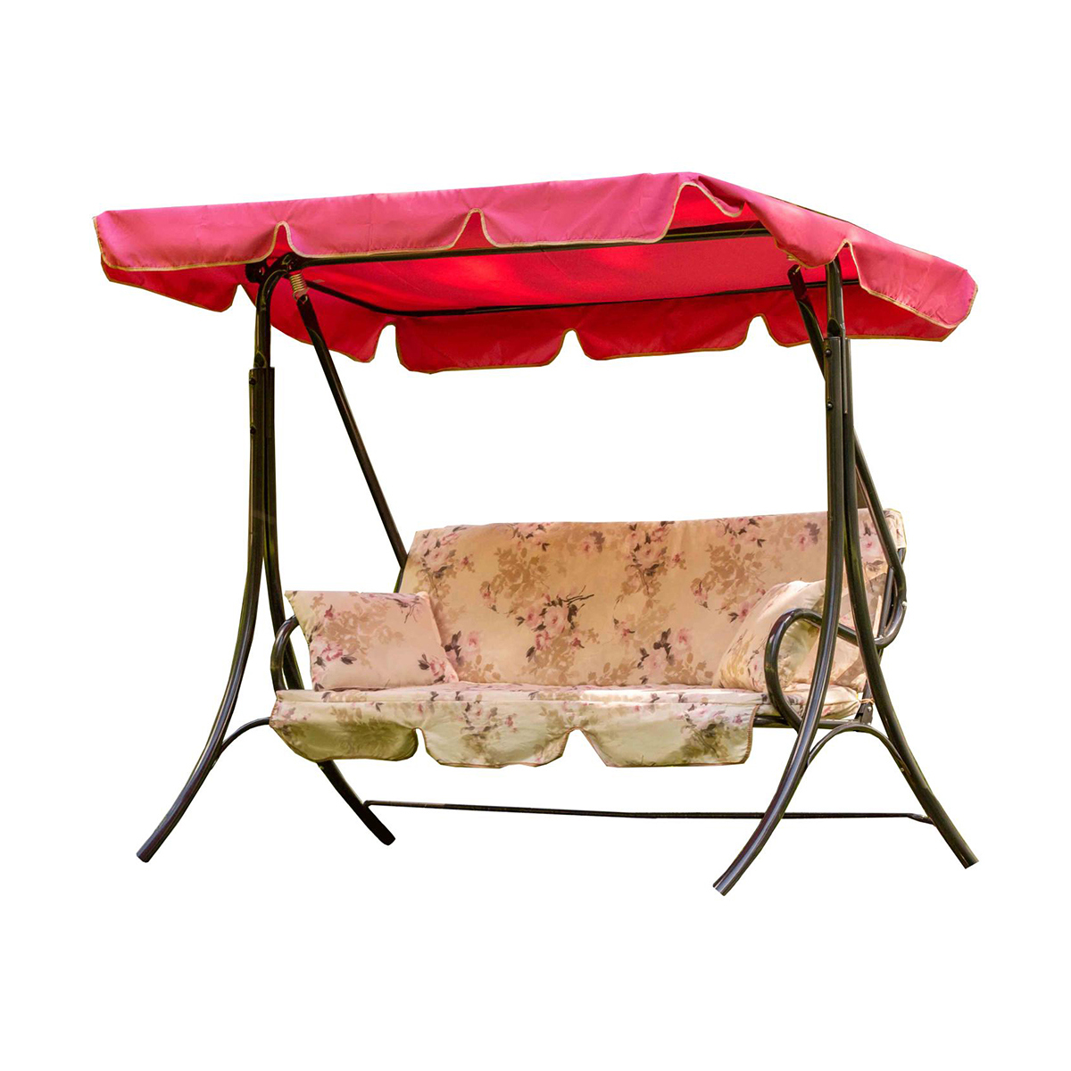 Изображение товара Качели садовые Olsa Мартинелла двухместные с тентом и подушками
