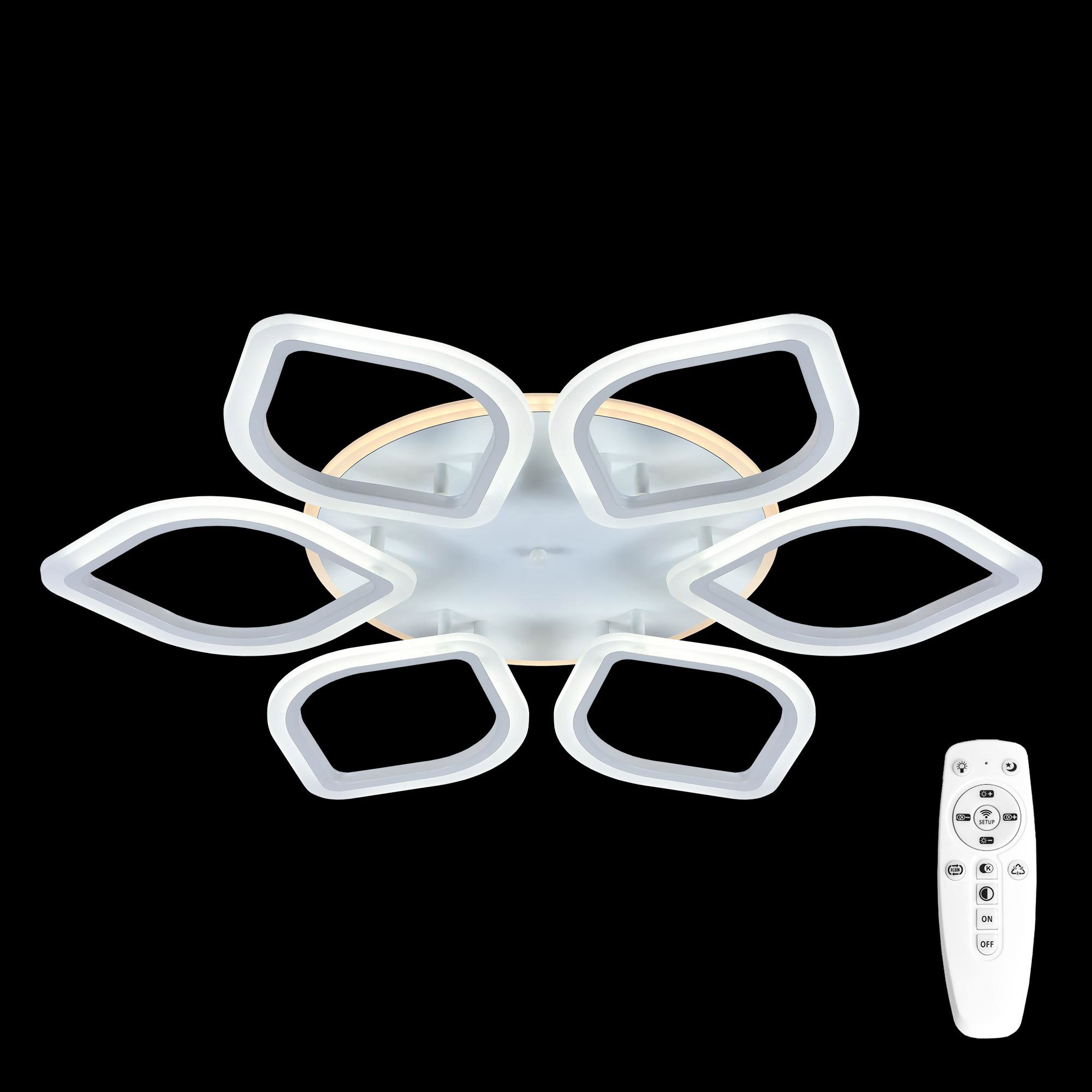 Изображение товара Потолочный светильник Ромби CITILUX с RGB и пультом, 120 Вт, диаметр 83,5 см