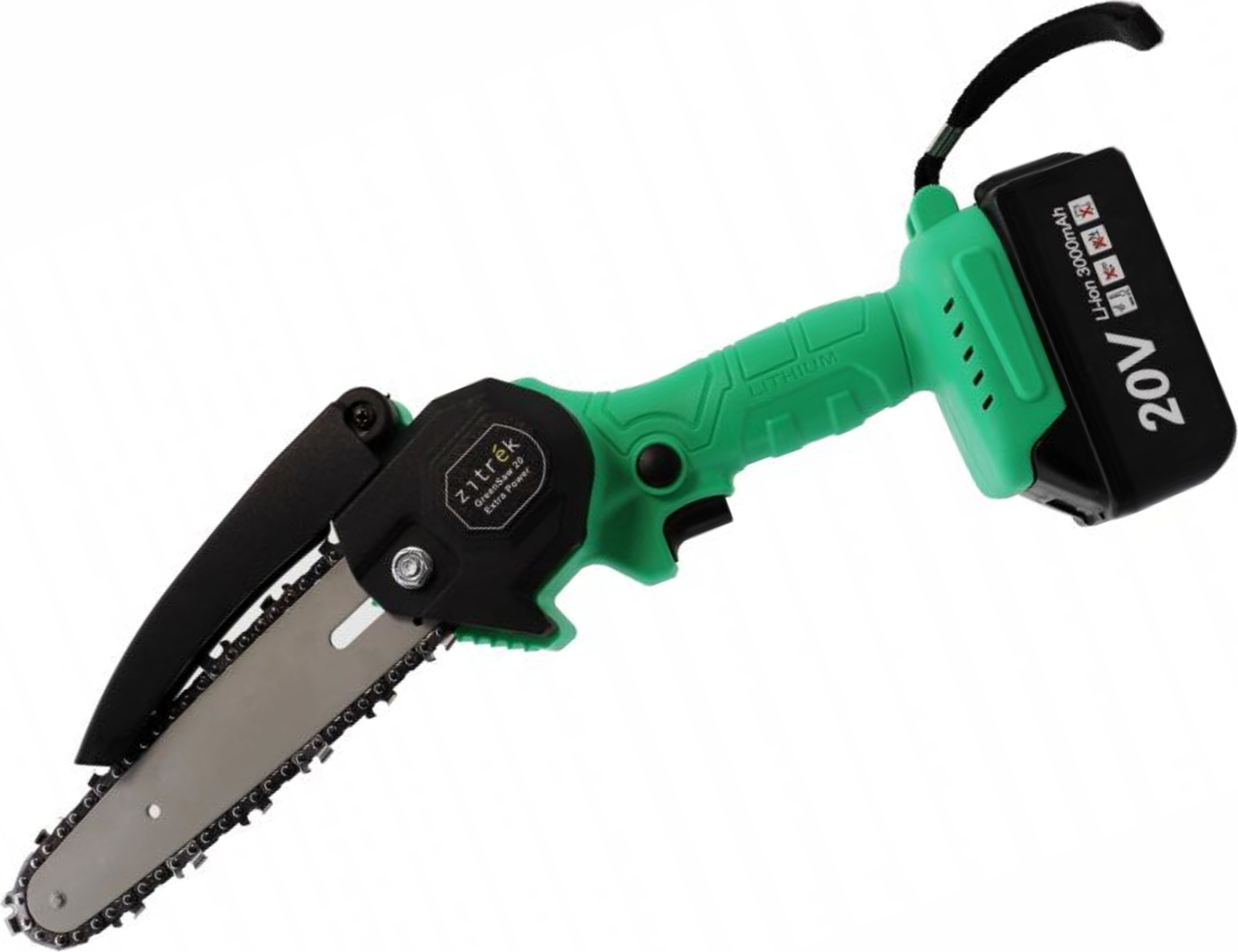 Изображение товара Аккумуляторная цепная пила Zitrek GreenSaw 20 В 15.2 см с бесщеточным мотором