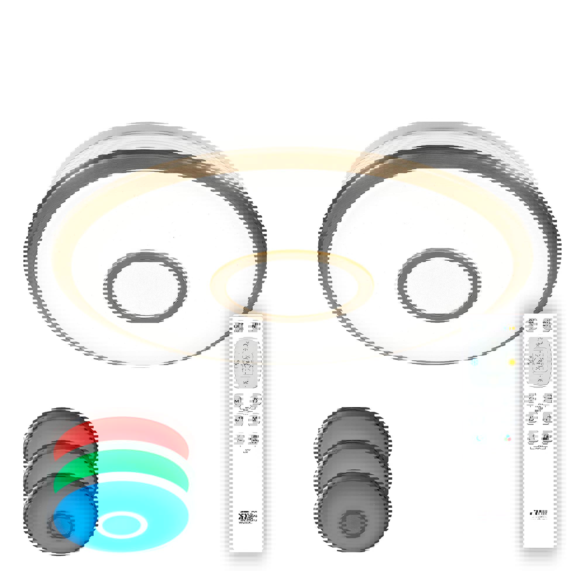 Изображение товара Потолочный светильник светодиодный Citilux Старлайт CL70343RGB 14 м² цвет белый