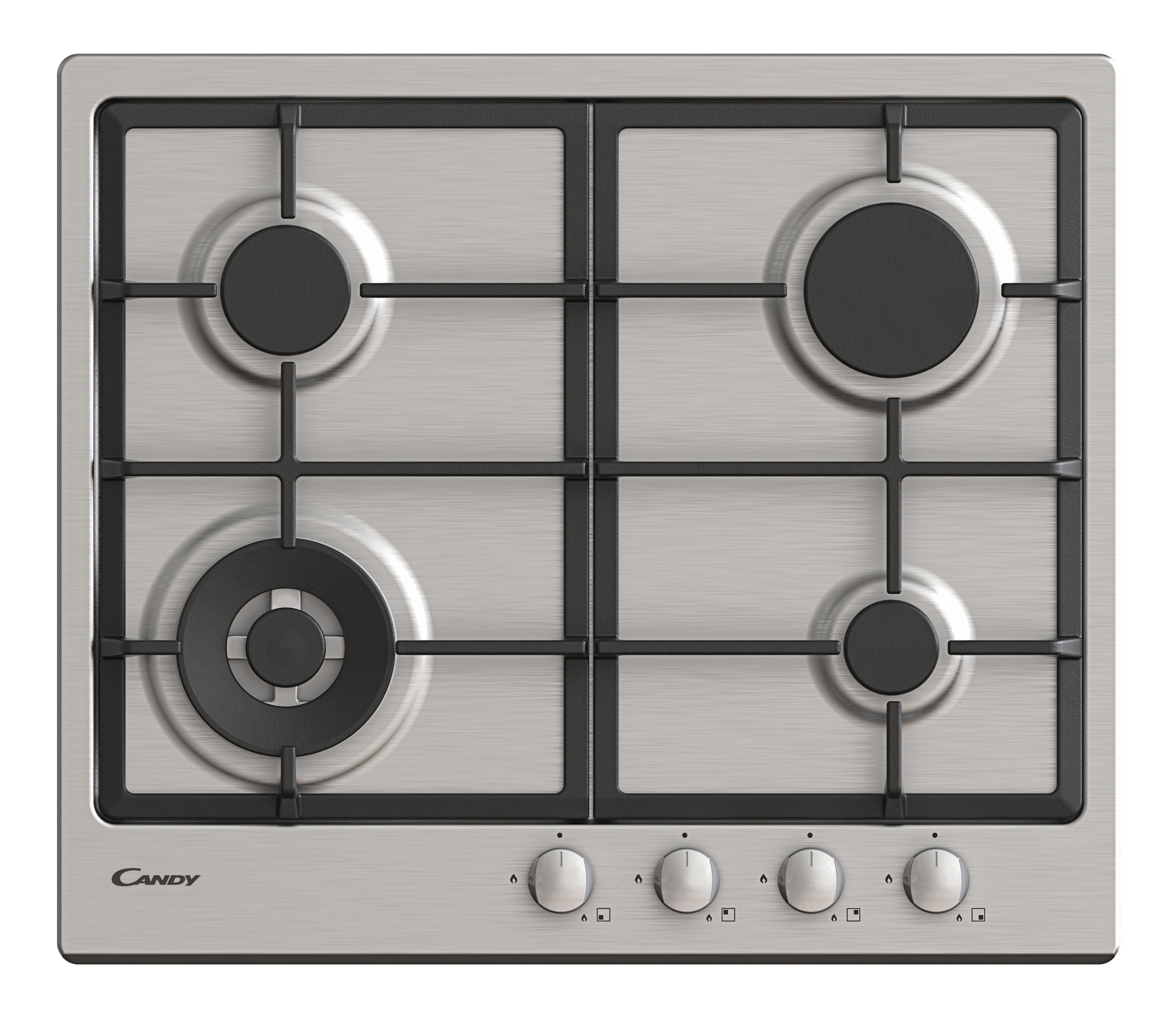 Изображение товара Газовая варочная панель Candy CHG6BF4WX 59.50 см 4 конфорки цвет серебряный