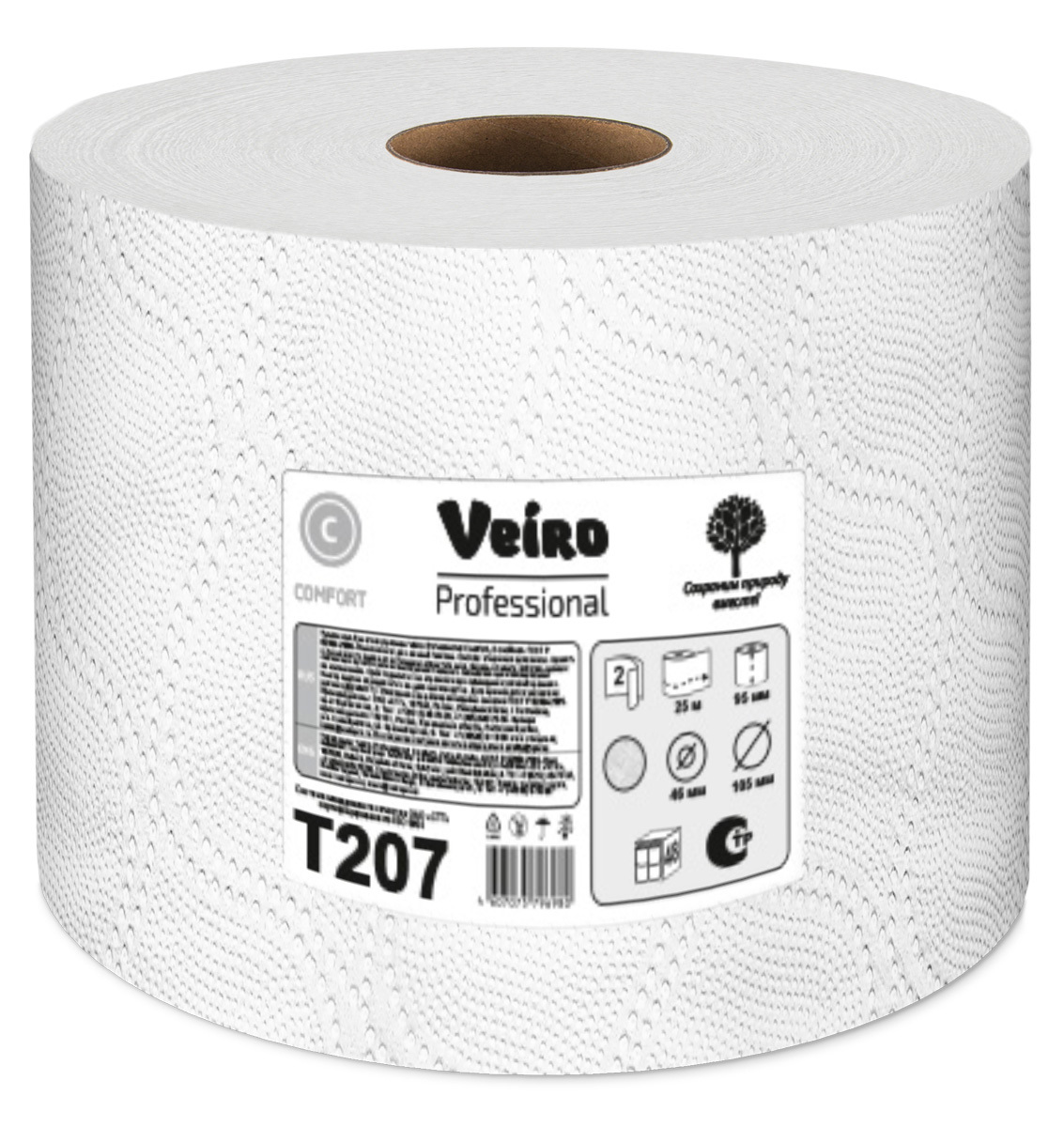 Изображение товара Туалетная бумага Veiro Professional T207 48 рулонов Изображение товара Туалетная бумага Veiro Professional T207 48 рулонов