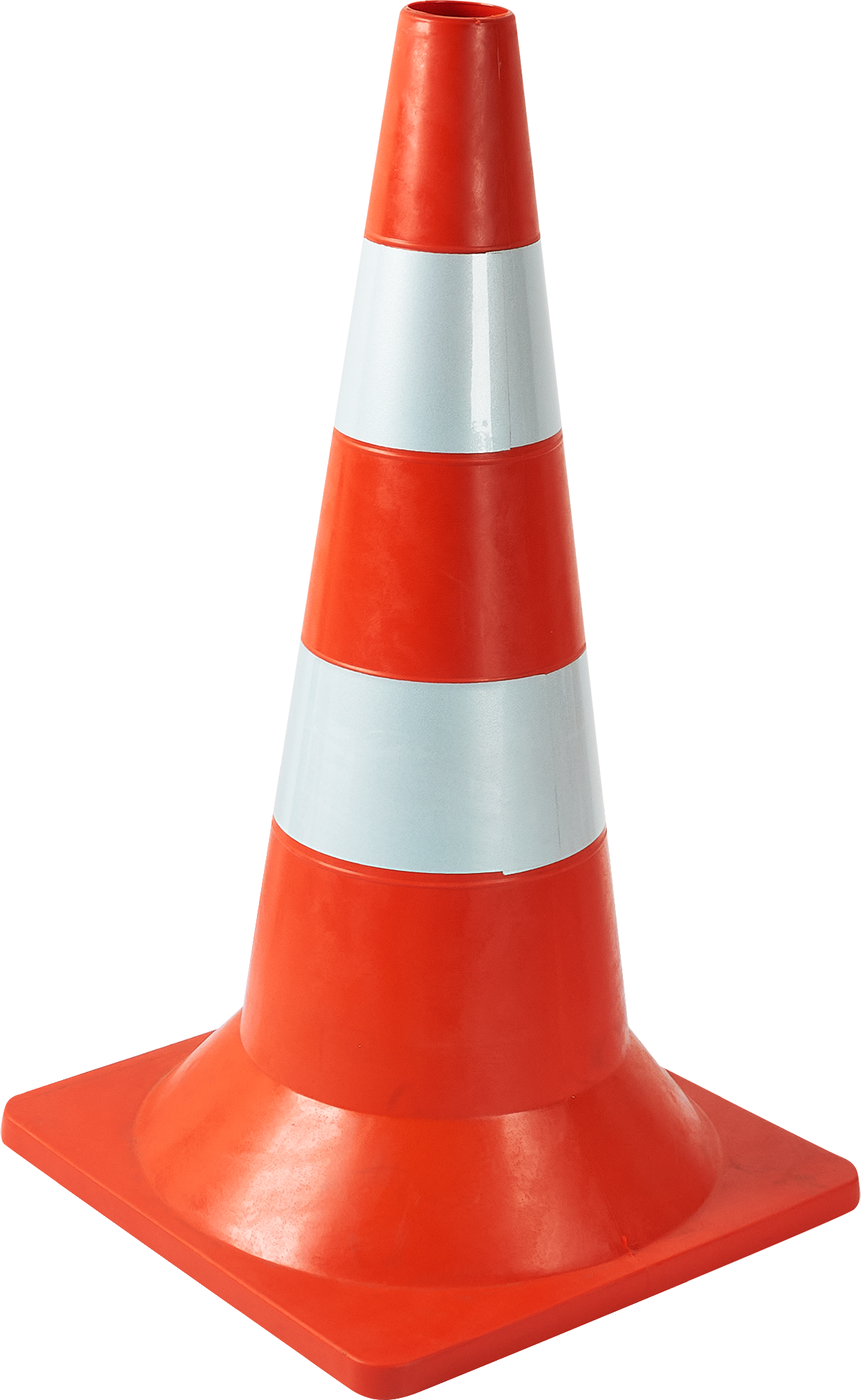 Конус дорожный 520 мм красно-белый