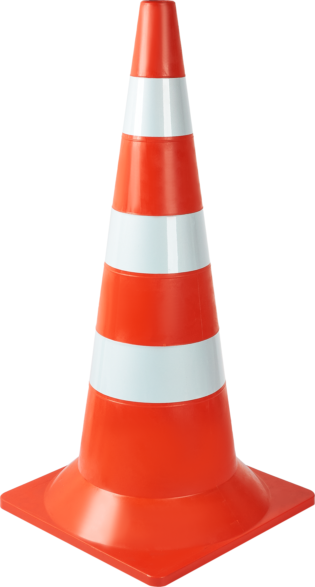 Конус дорожный 750 мм красно-белый