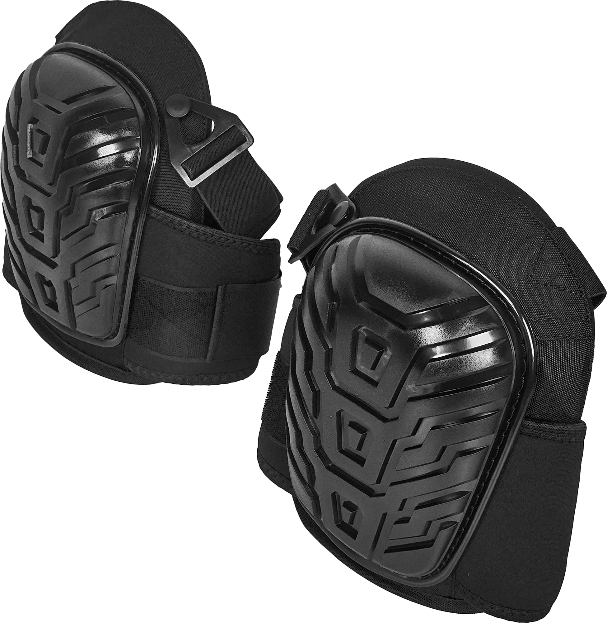 Изображение товара Наколенники с пластиковой накладкой и гелиевыми вставками 2шт