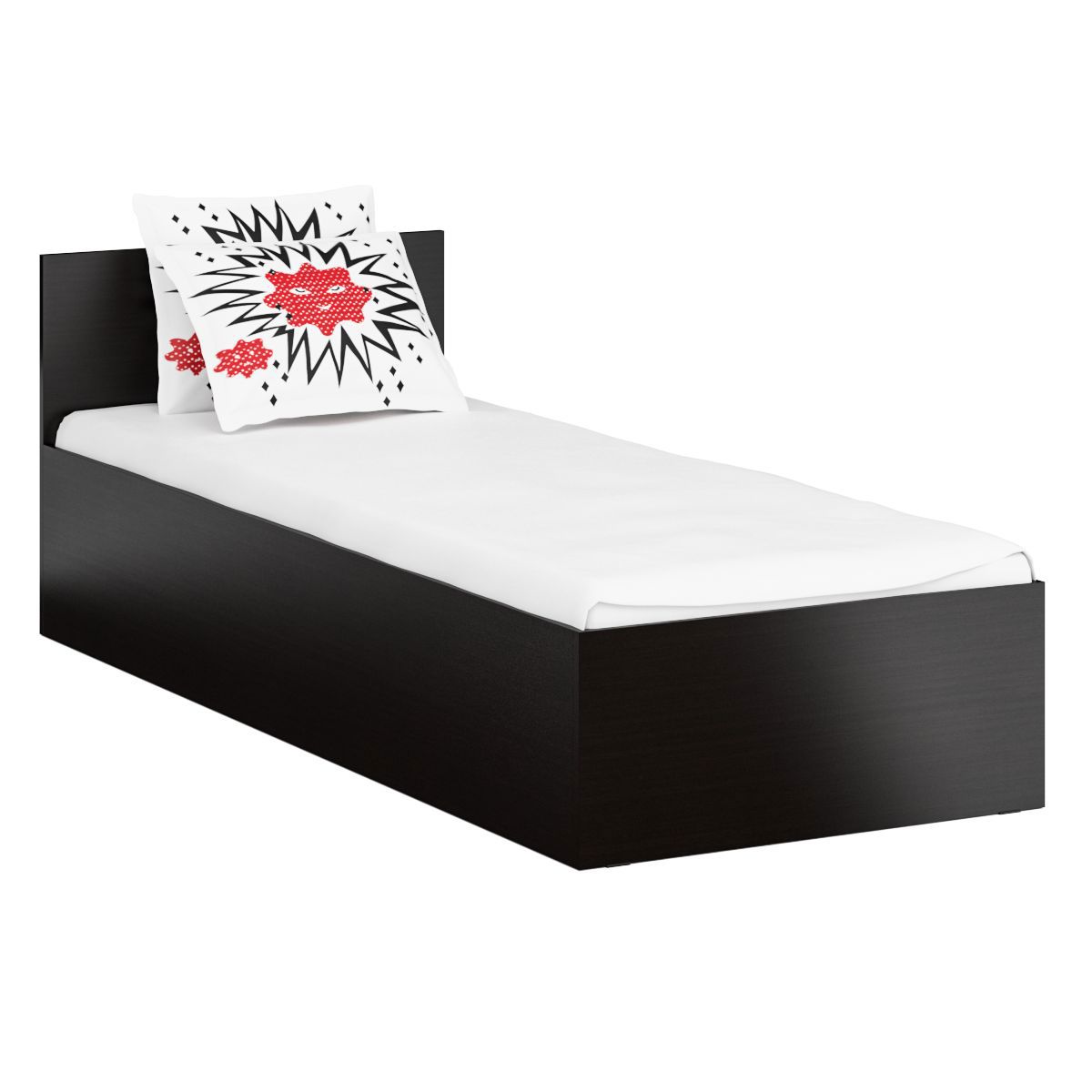 Изображение товара Кровать СВК Стандарт 0800 84x70x204 см венге современная для спальни