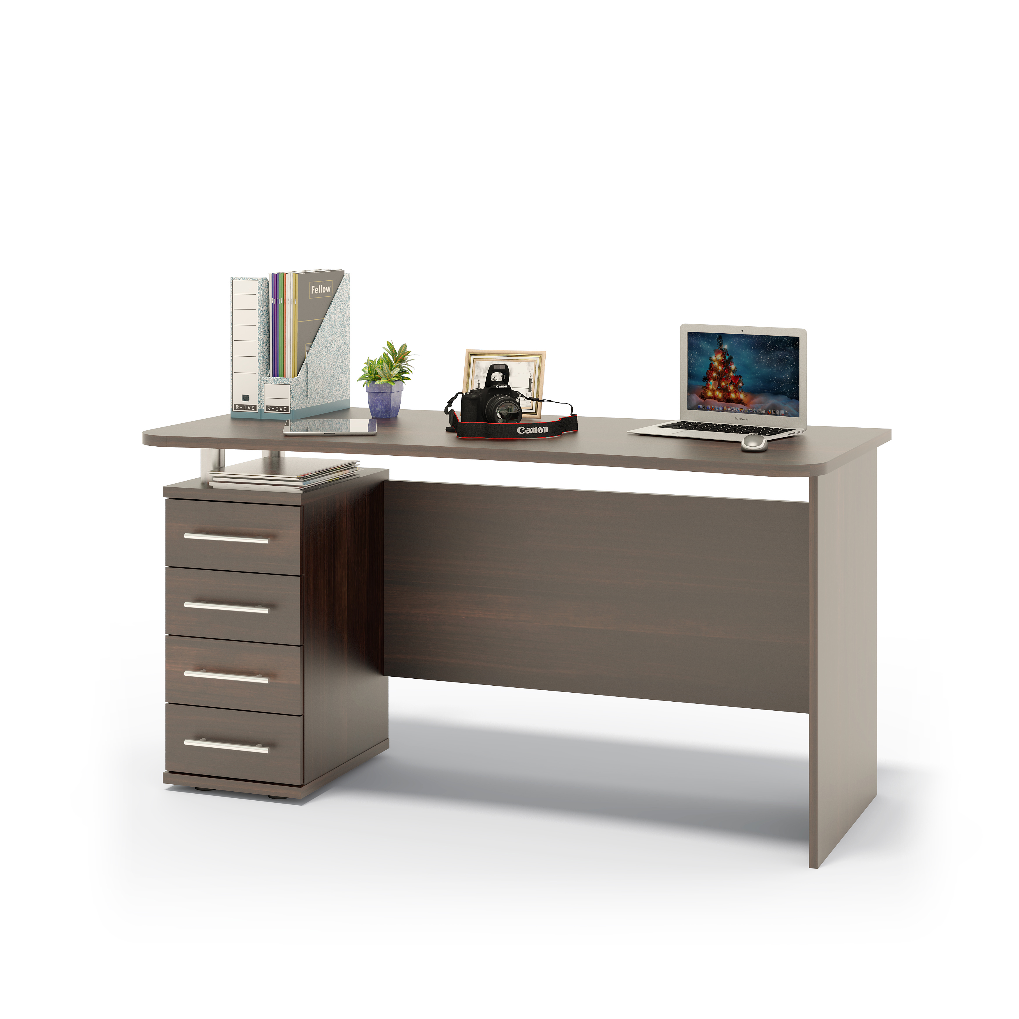 Изображение товара Компьютерный стол Сокол-Т КСТ-105 венге 135x75x60 см