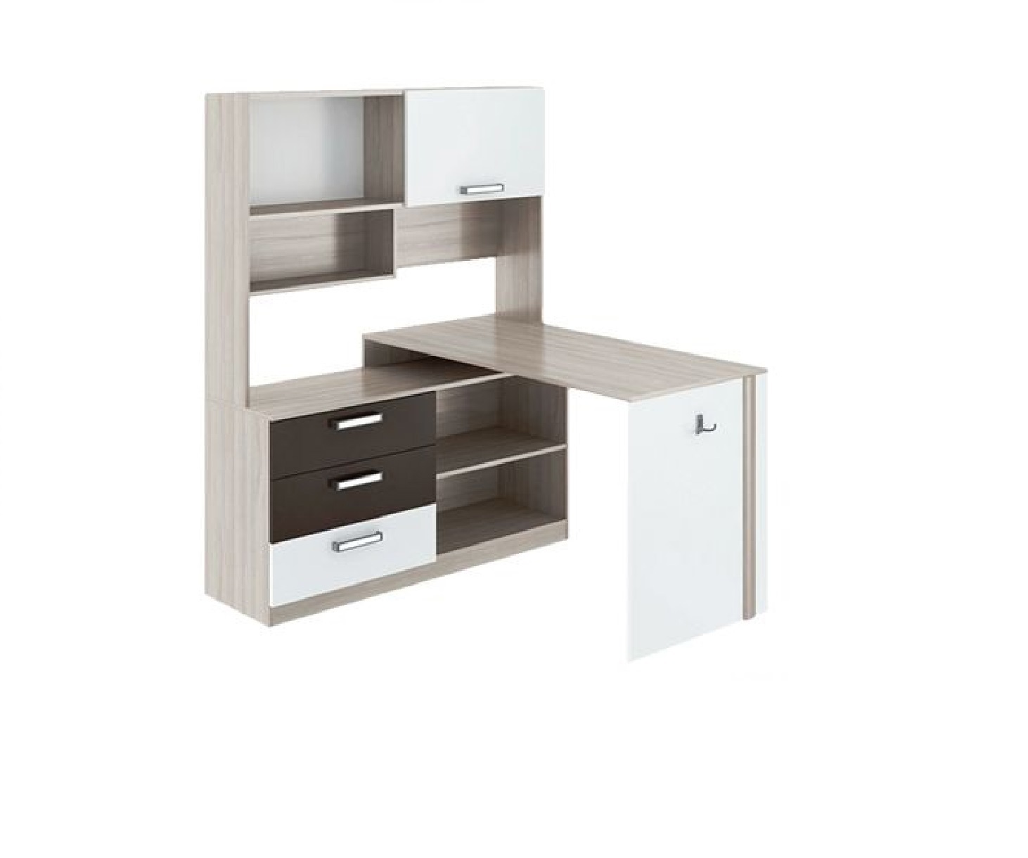 Изображение товара Компьютерный стол Риннэр 00-00008873 светло-бежевый офисный стол надежная мебель для дома и офиса