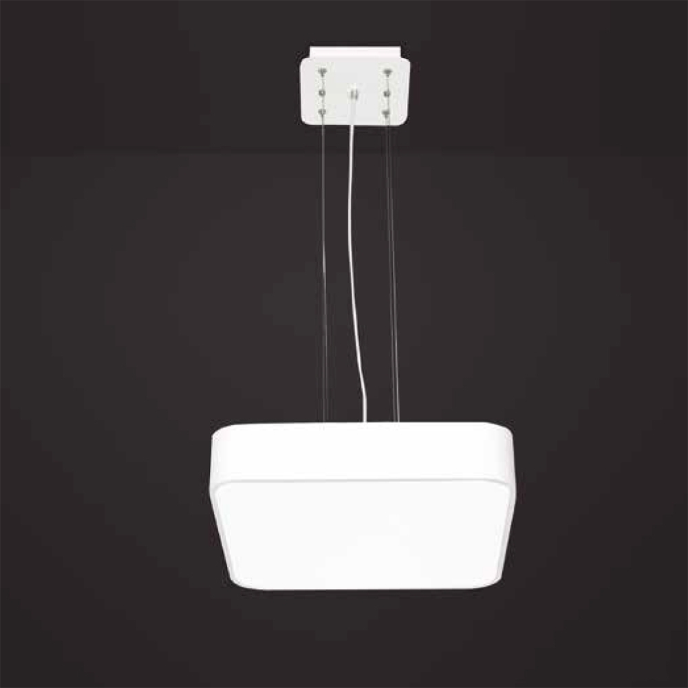 Изображение товара Подвесная светодиодная люстра Mantra 5513+5516 белая 16 м²