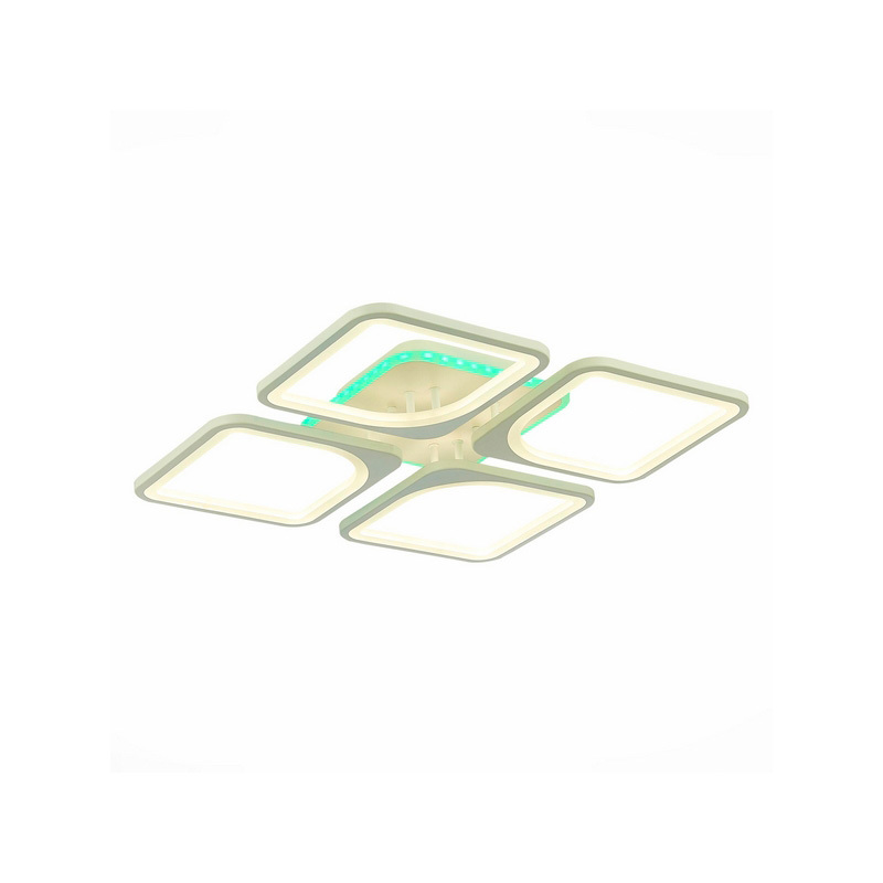 Изображение товара Люстра потолочная светодиодная EVOLED SLE500452-04RGB с RGB подсветкой и пультом