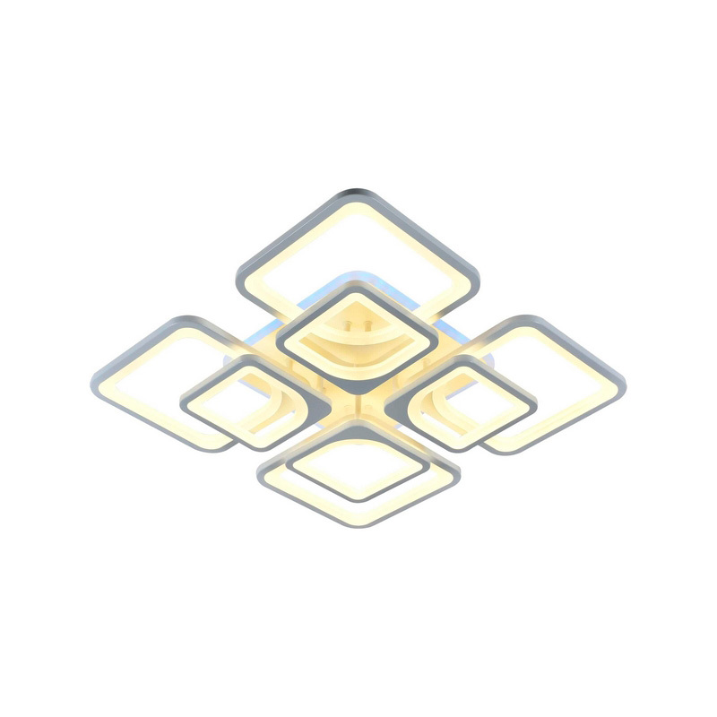 Изображение товара Люстра потолочная светодиодная EVOLED SLE500452-08RGB 60см белый RGB с управлением