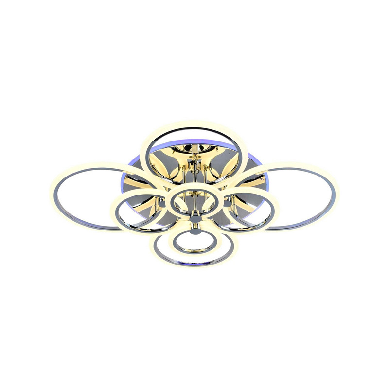 Изображение товара Люстра потолочная EVOLED SLE500512-08RGB Хром/Белый LED RGB